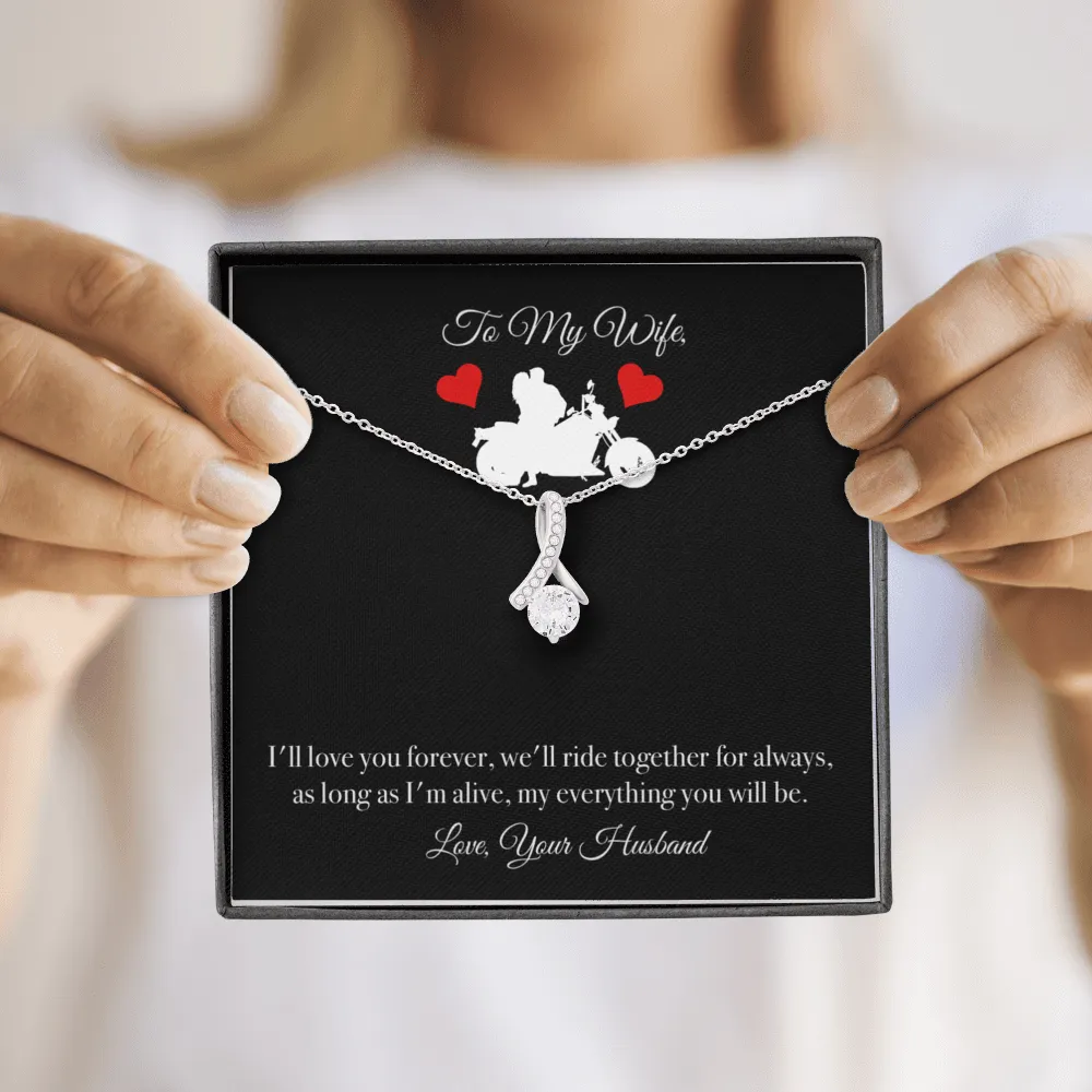 Biker Wife My Everything Alluring Beauty Necklace