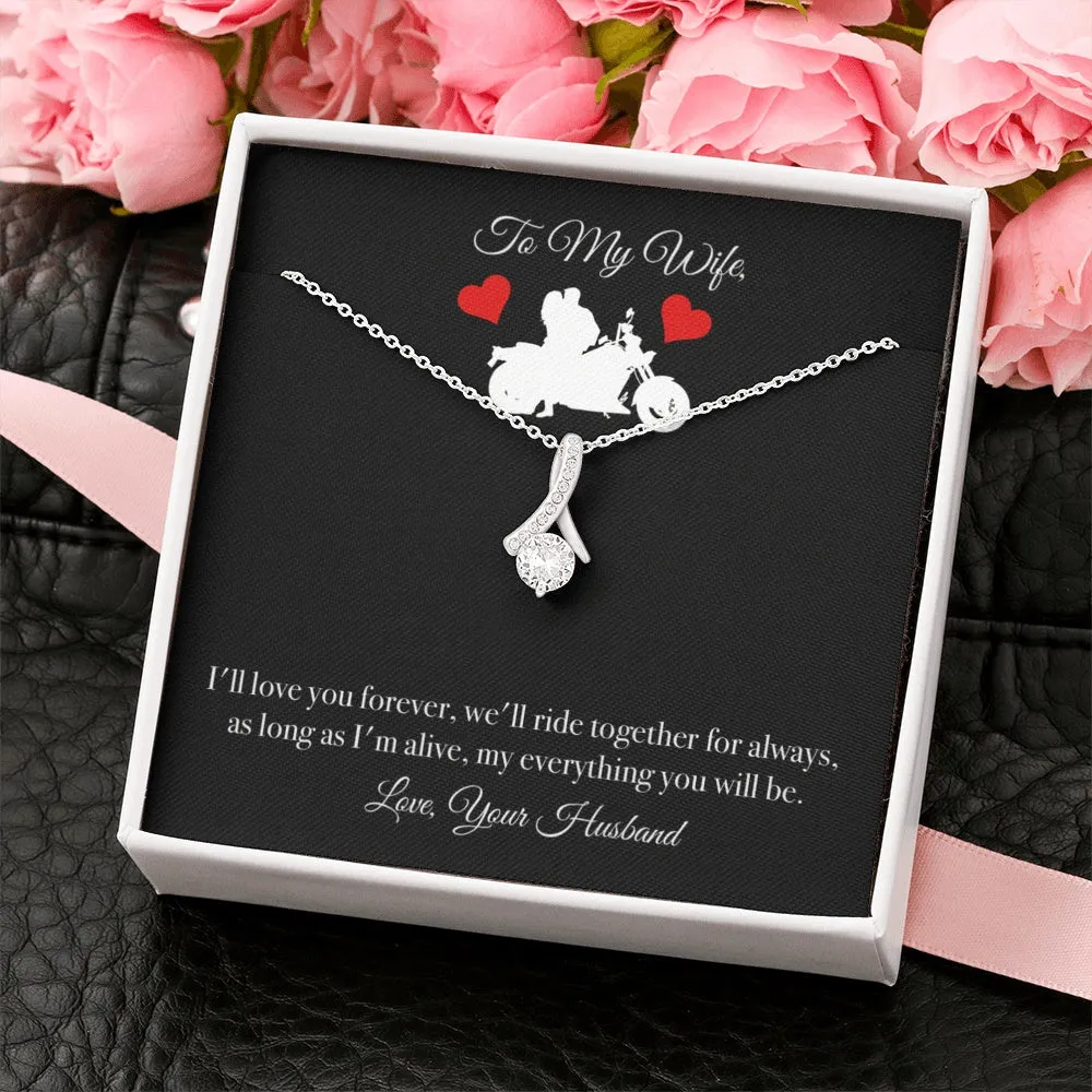 Biker Wife My Everything Alluring Beauty Necklace