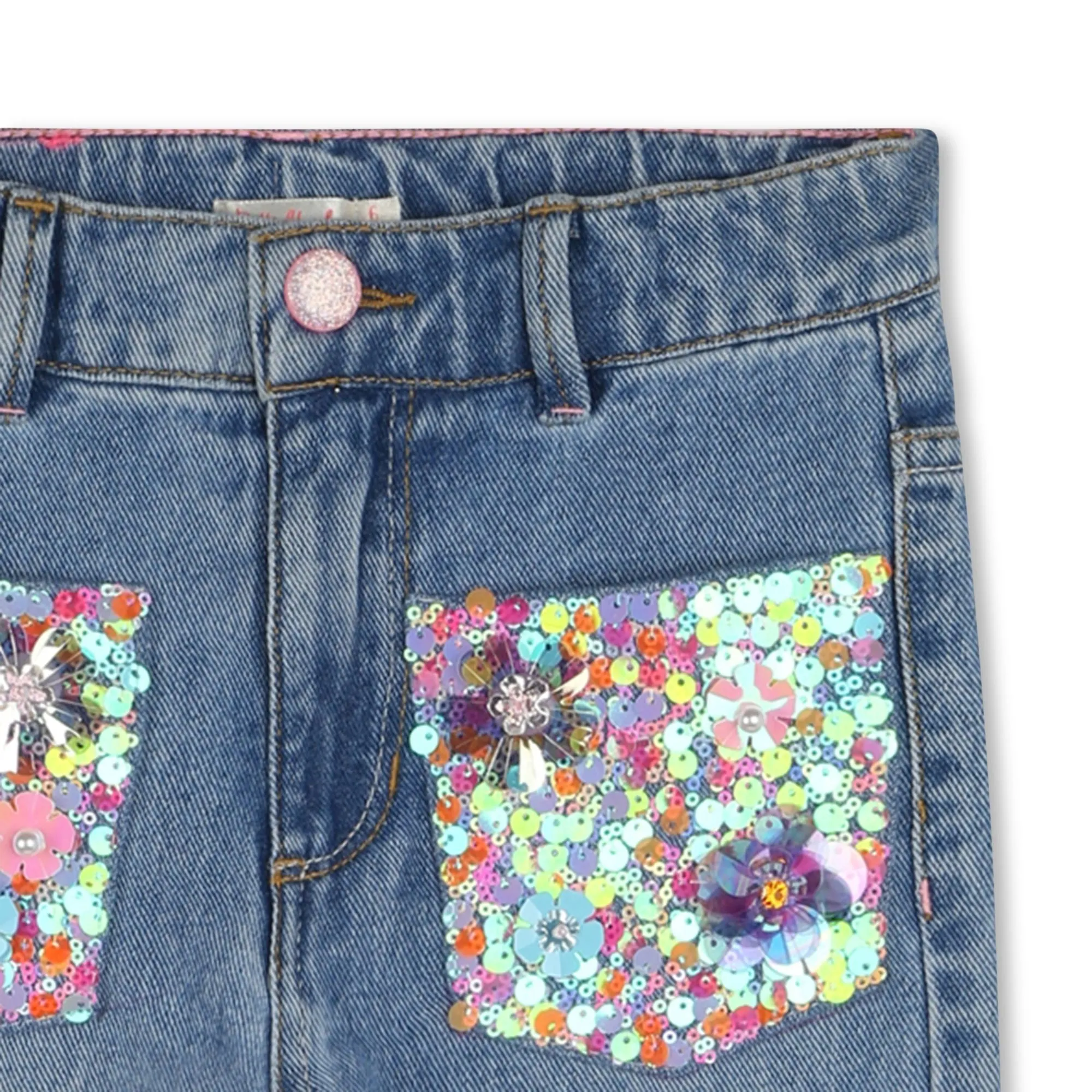 Billieblush Sequin Pocket Jeans