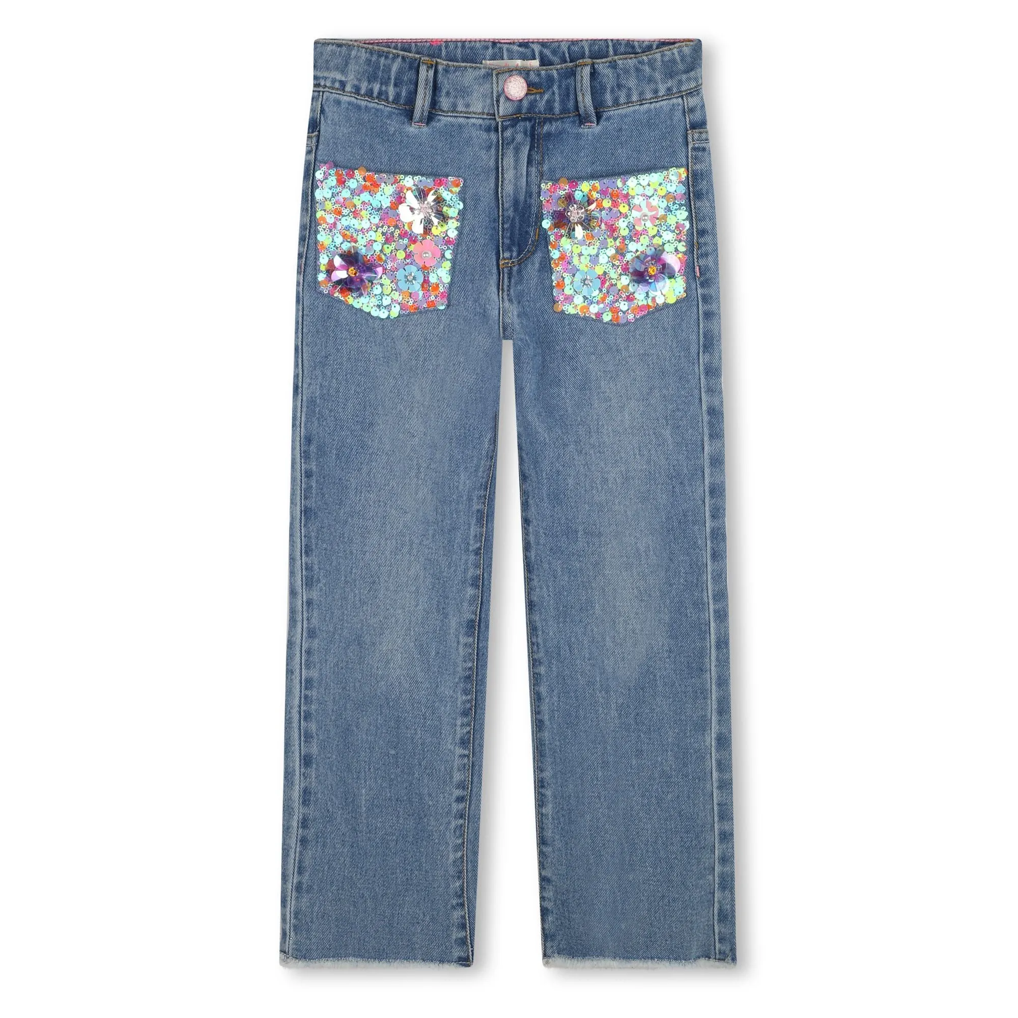 Billieblush Sequin Pocket Jeans