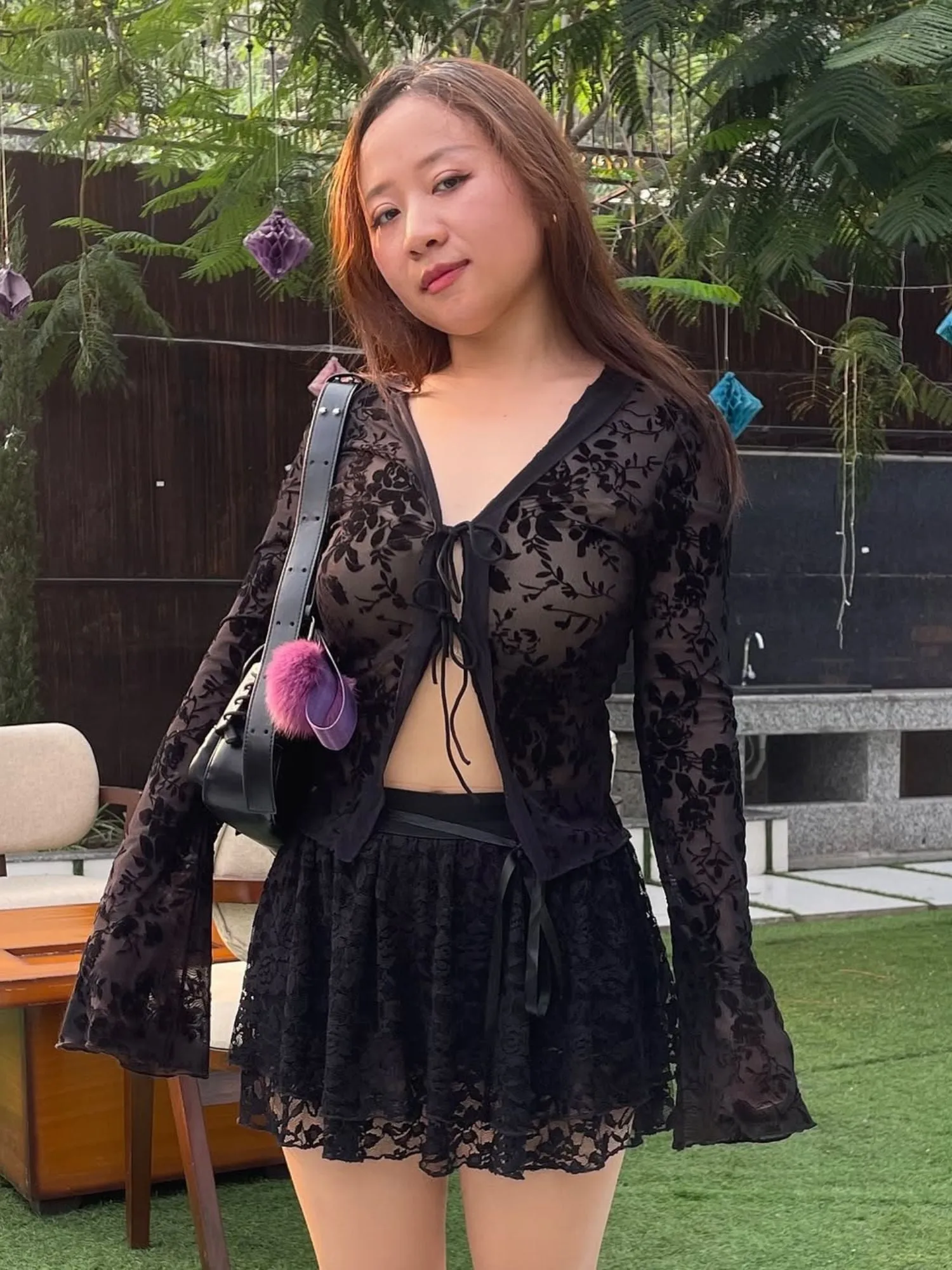 Black Lace Shrug