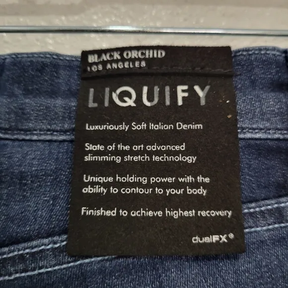Black Orchid Gisele High Rise Rich and Famous NWT Sz 26