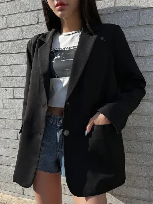 Blazer DAZY Con Solapa y Detalles en Cherry Vibes