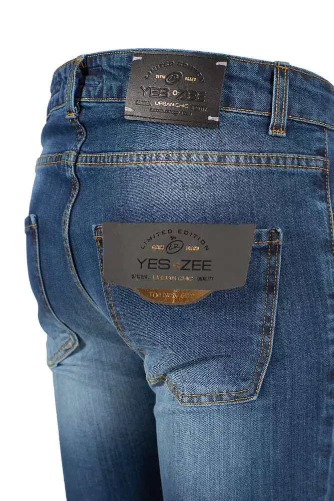 Blue Cotton Men's Jeans