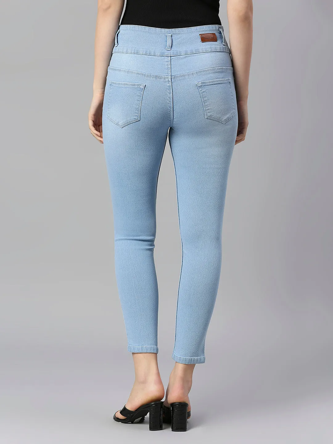 Blue Skinny Fit Jeans with Insert Pockets