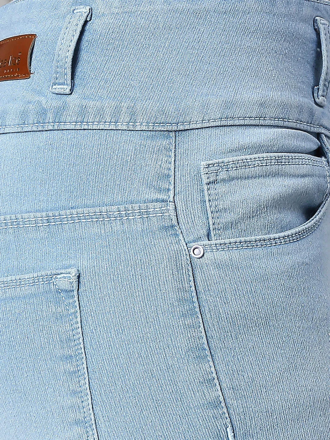 Blue Skinny Fit Jeans with Insert Pockets