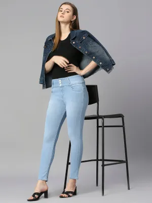 Blue Skinny Fit Jeans with Insert Pockets
