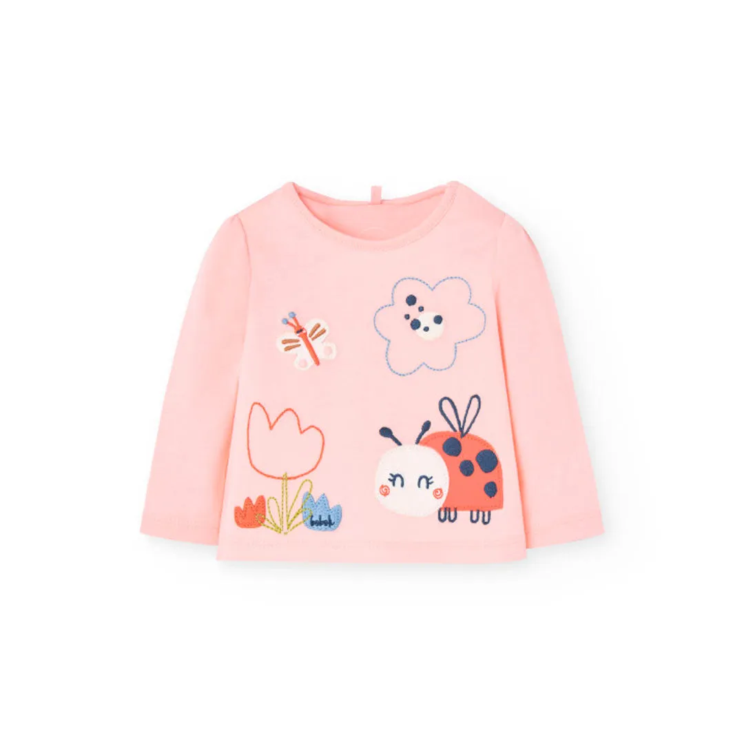 Boboli Print Top & Jeans Set