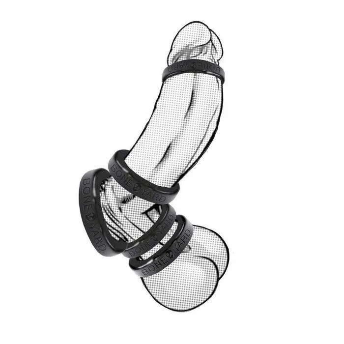 Boneyard Silicone Black Ring 35mm