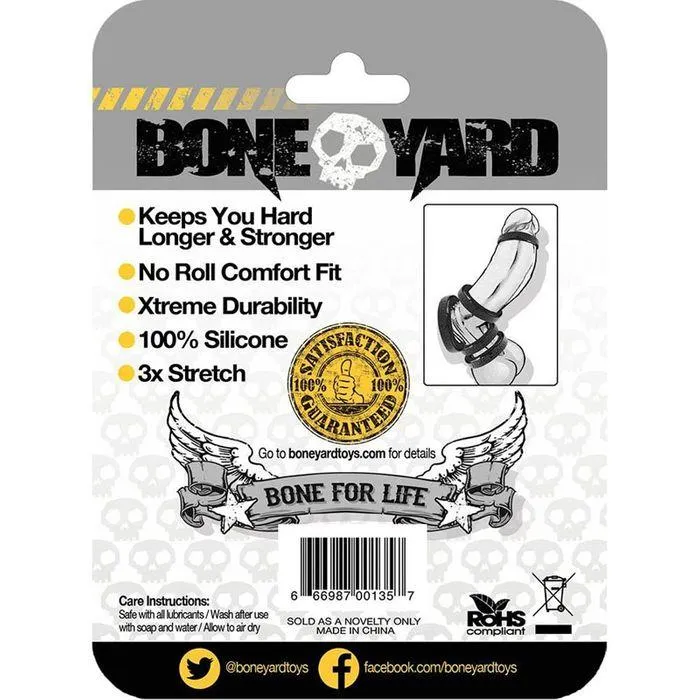Boneyard Silicone Black Ring 35mm
