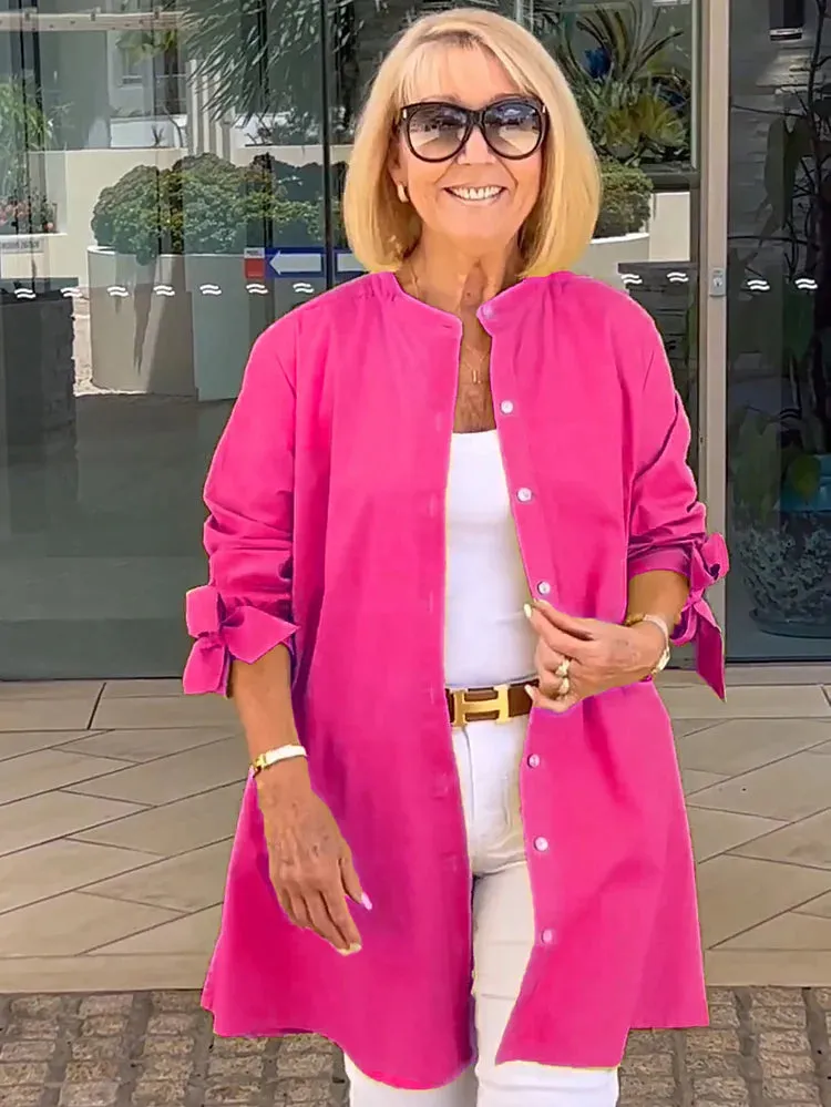 Brudnicky® | Chic Long-Sleeved Button Down Blouse For Women
