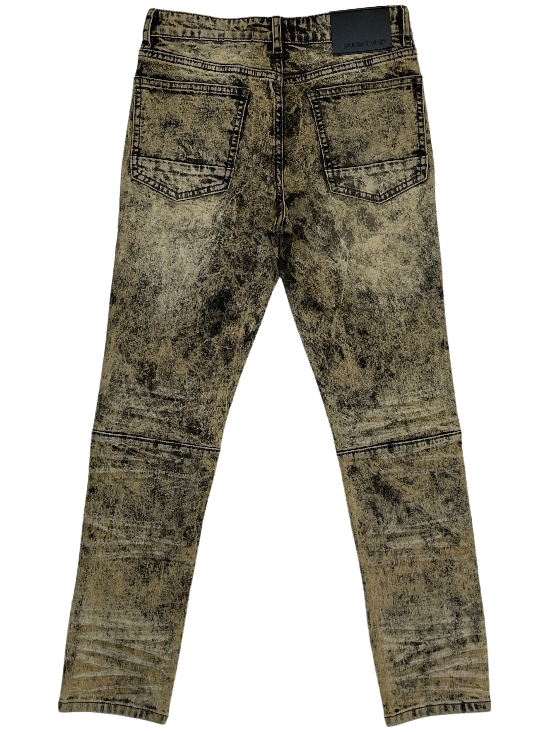 BT-BTP24950X-B&T Distressed Slim Fit Jeans