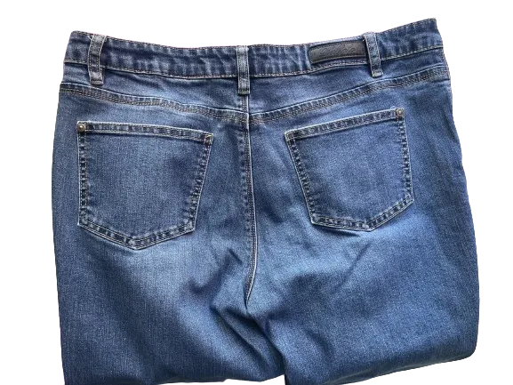 Buffalo Boulevard Mid Rise Straight Leg Stretch Jeans