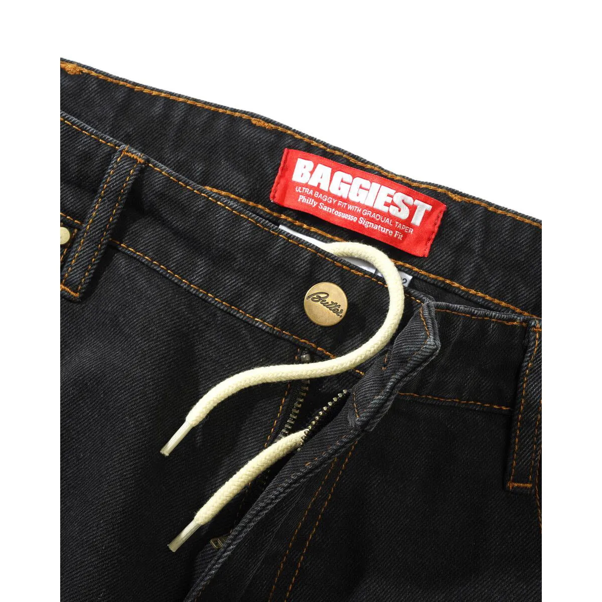 Butter Goods - Santosuosso Denim Jeans Washed Black