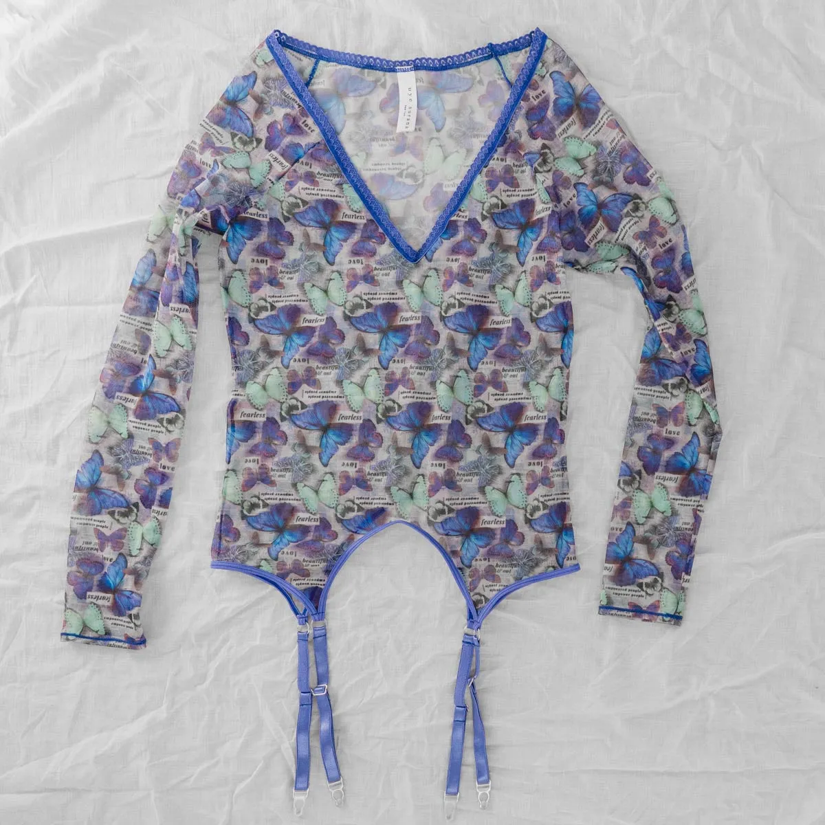 Butterfly Metamorphosis Long Sleeve Garter Tee