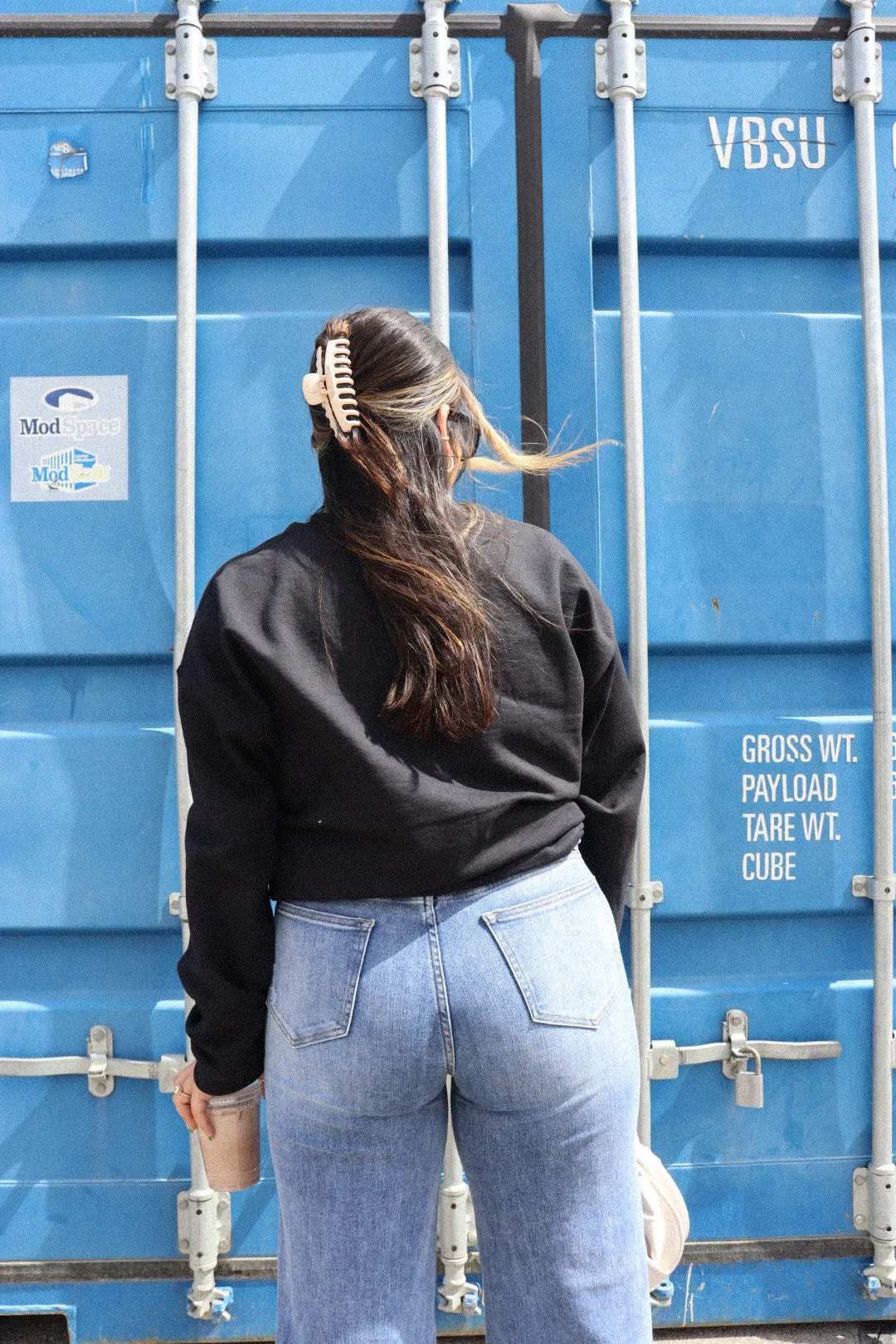 by my side wide leg jeans