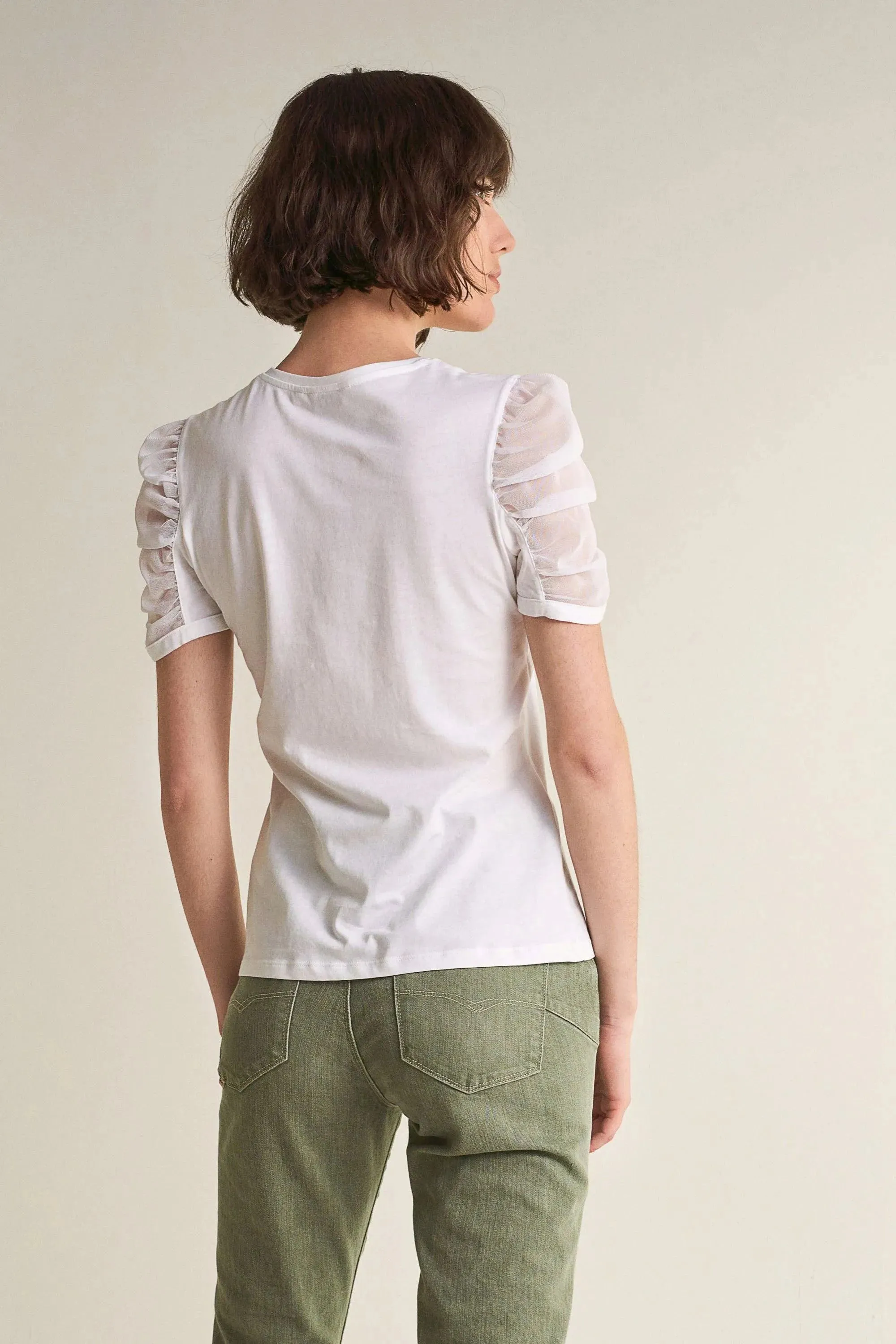 Camiseta Logo Salsa con Brillos
