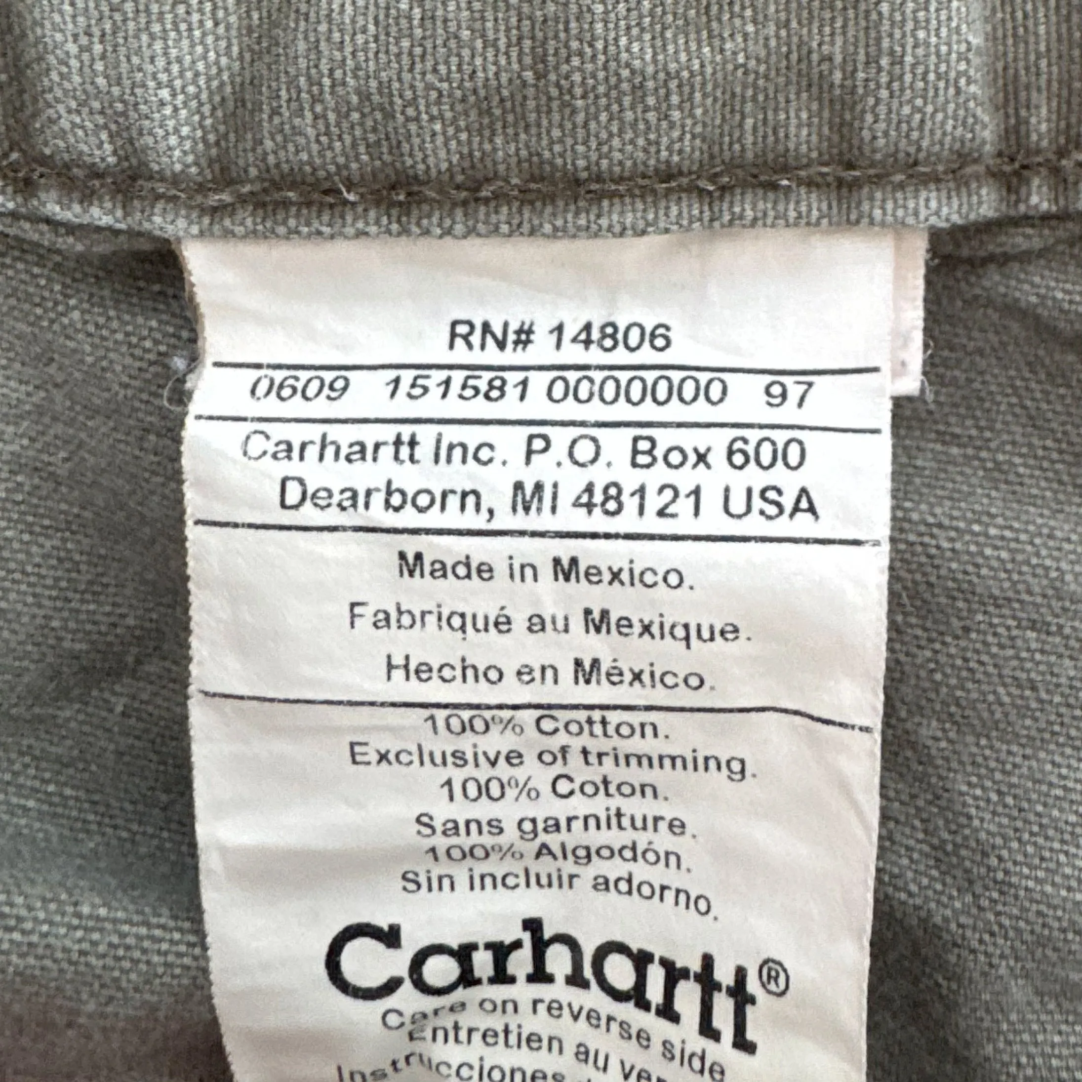 Carhartt Carpenter Jeans - 34”