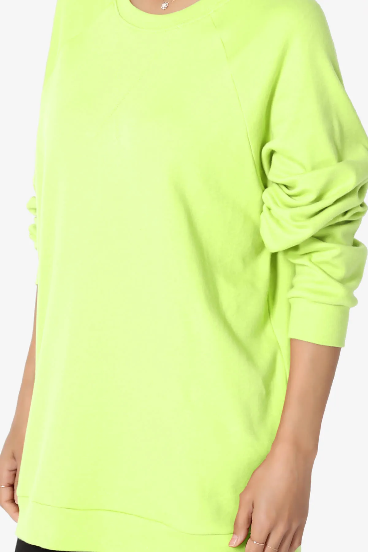 Carlene Cotton Raglan Sleeve Pullover Top MORE COLORS