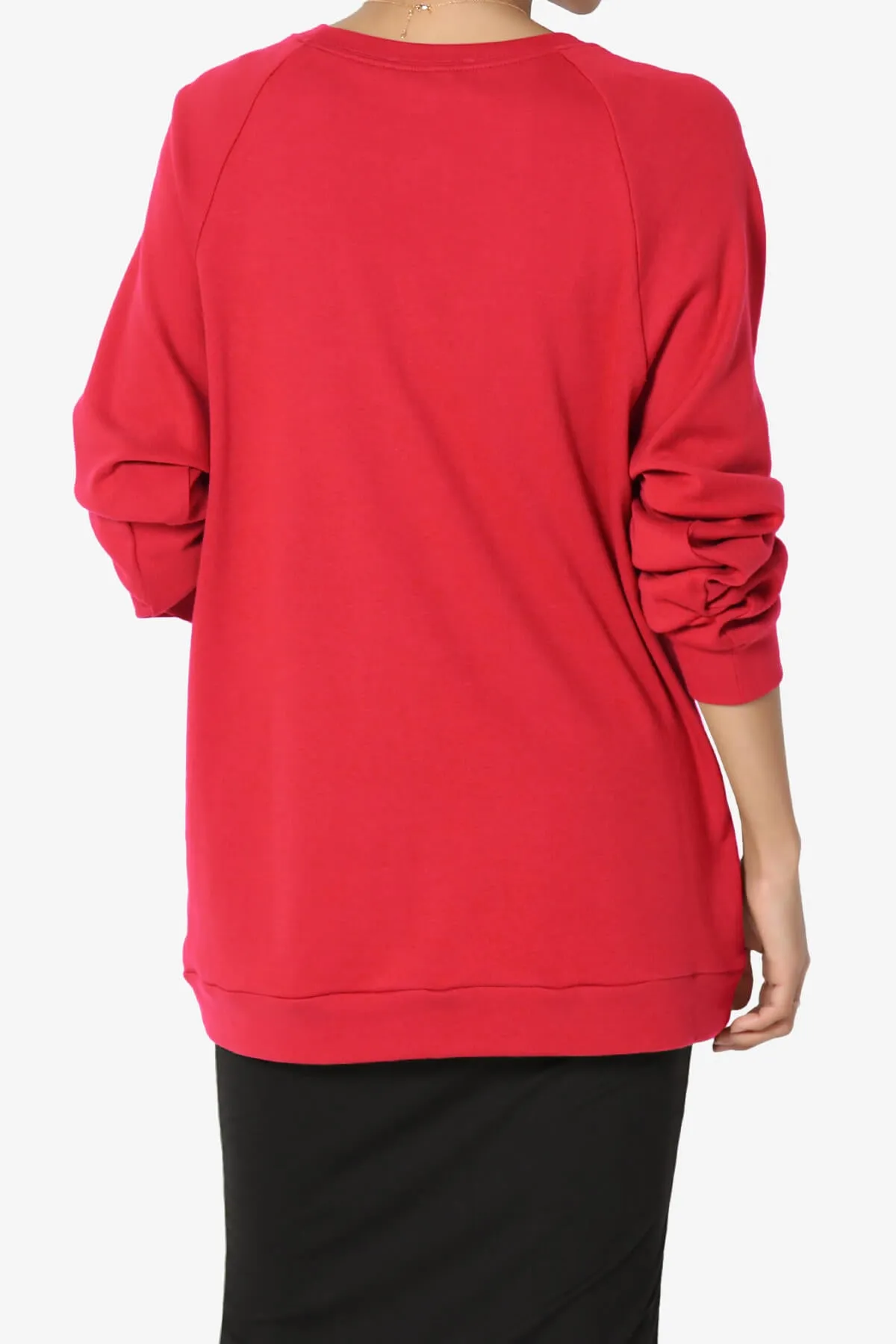 Carlene Cotton Raglan Sleeve Pullover Top MORE COLORS