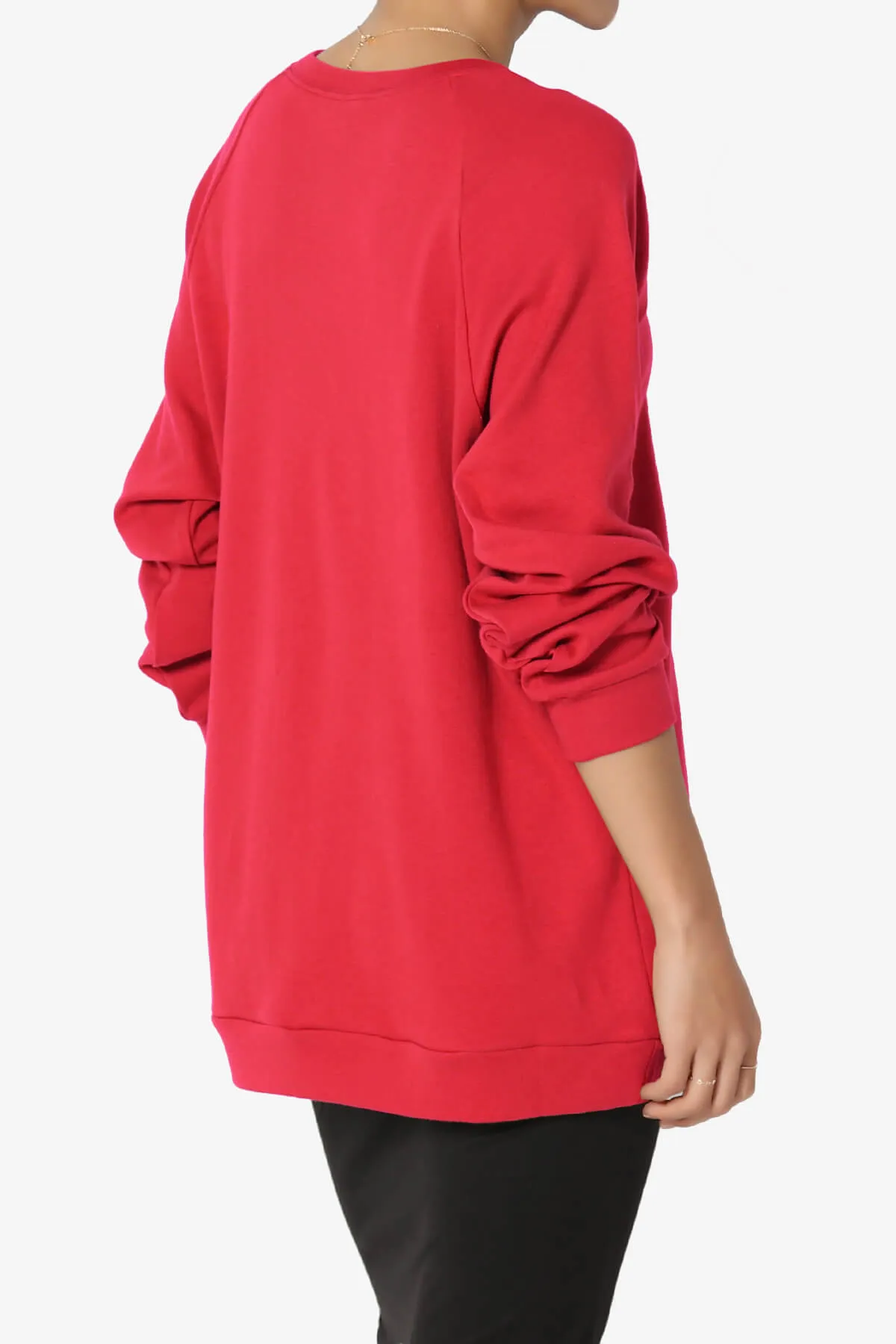 Carlene Cotton Raglan Sleeve Pullover Top MORE COLORS
