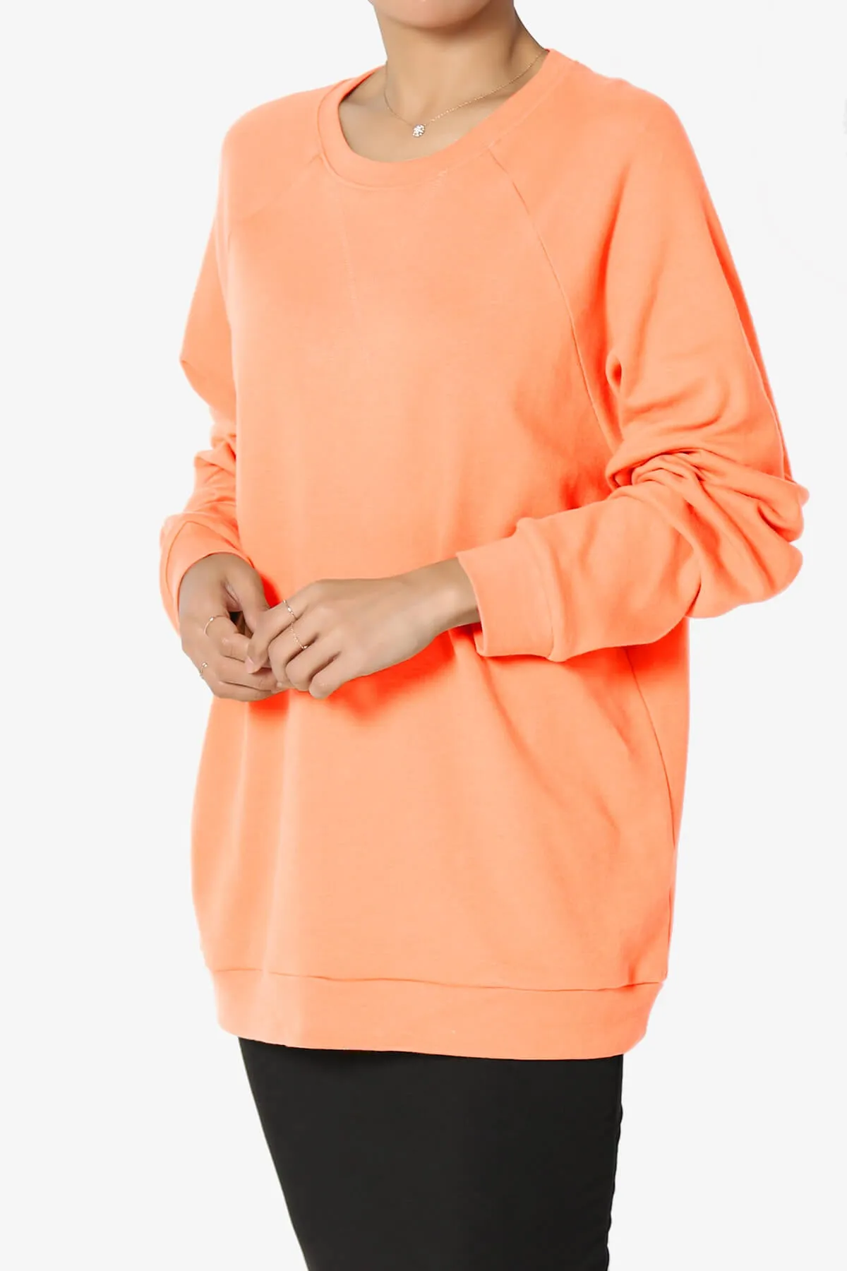 Carlene Cotton Raglan Sleeve Pullover Top MORE COLORS