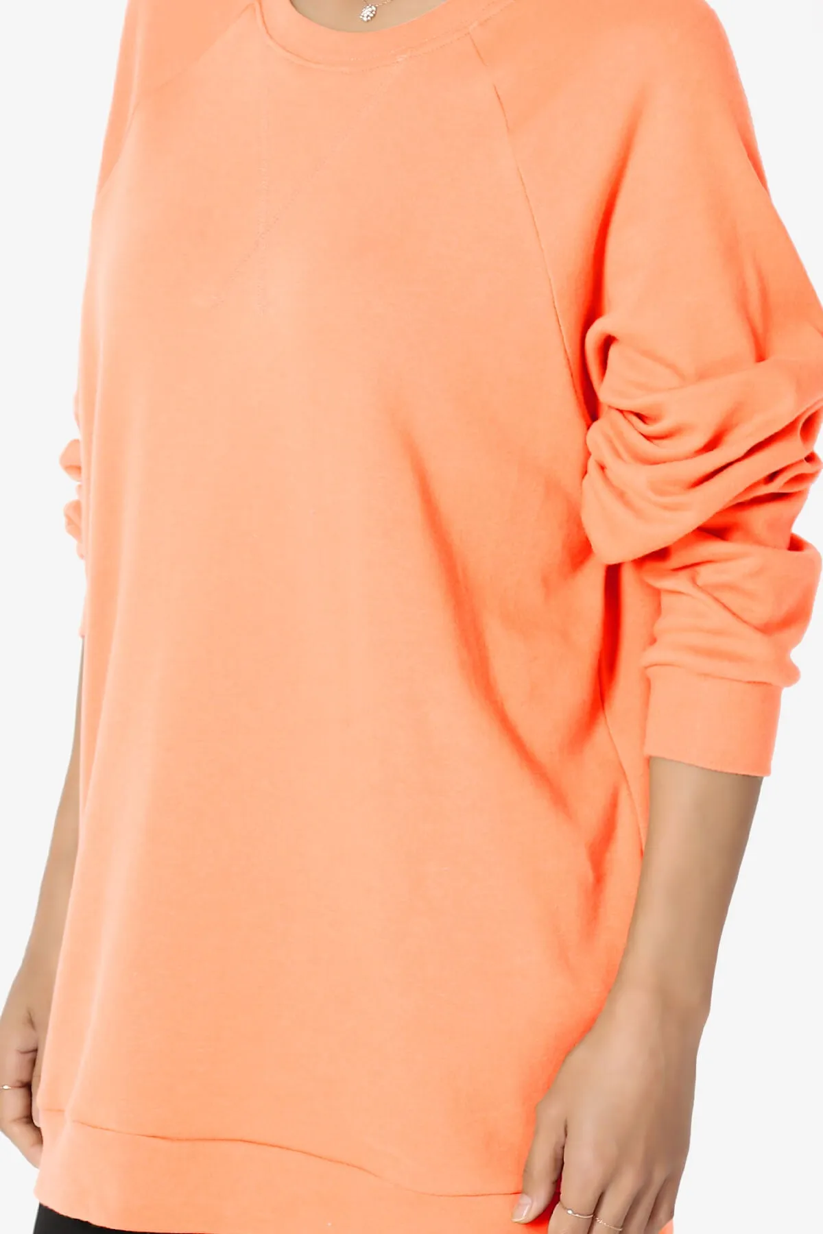 Carlene Cotton Raglan Sleeve Pullover Top MORE COLORS