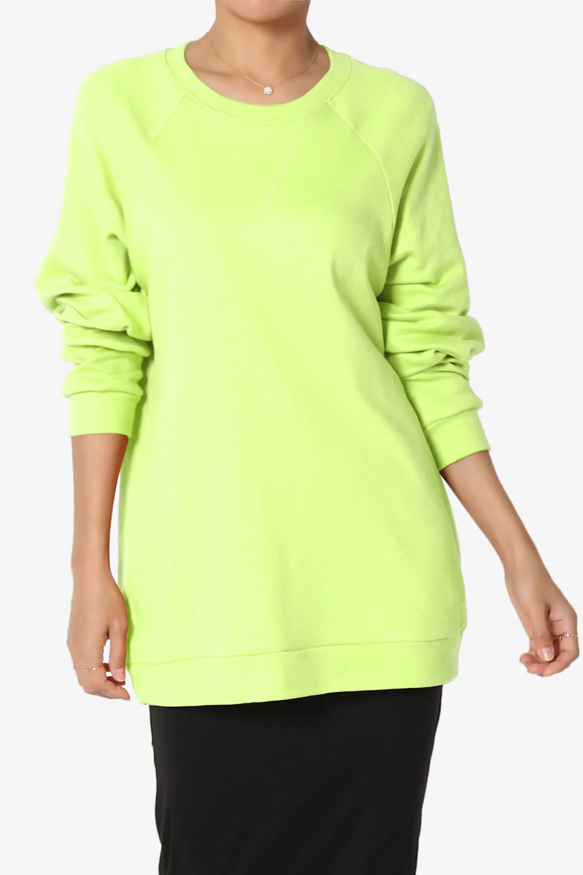 Carlene Cotton Raglan Sleeve Pullover Top MORE COLORS