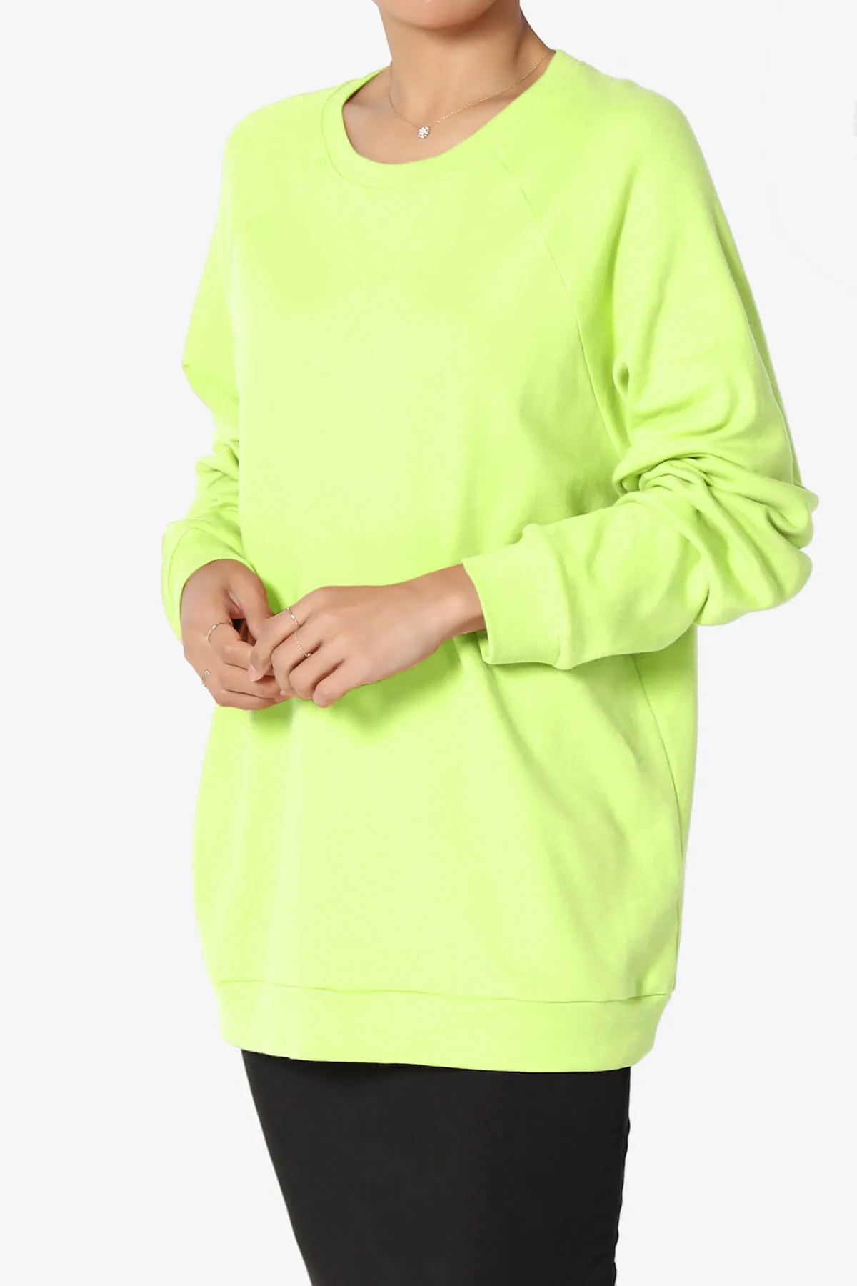 Carlene Cotton Raglan Sleeve Pullover Top MORE COLORS