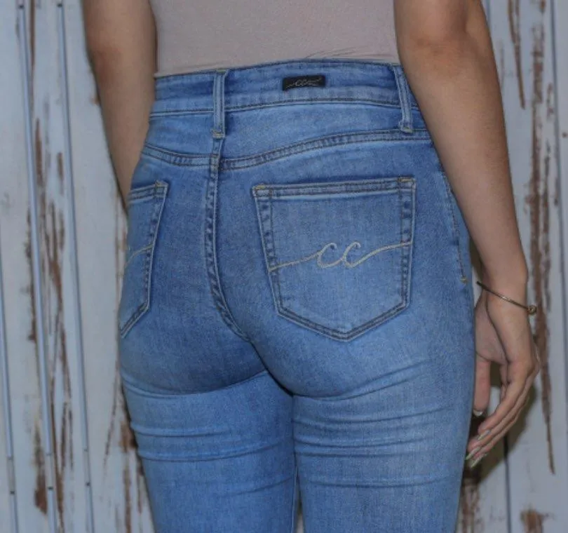CC Western Jeans - Carissa Light Wash