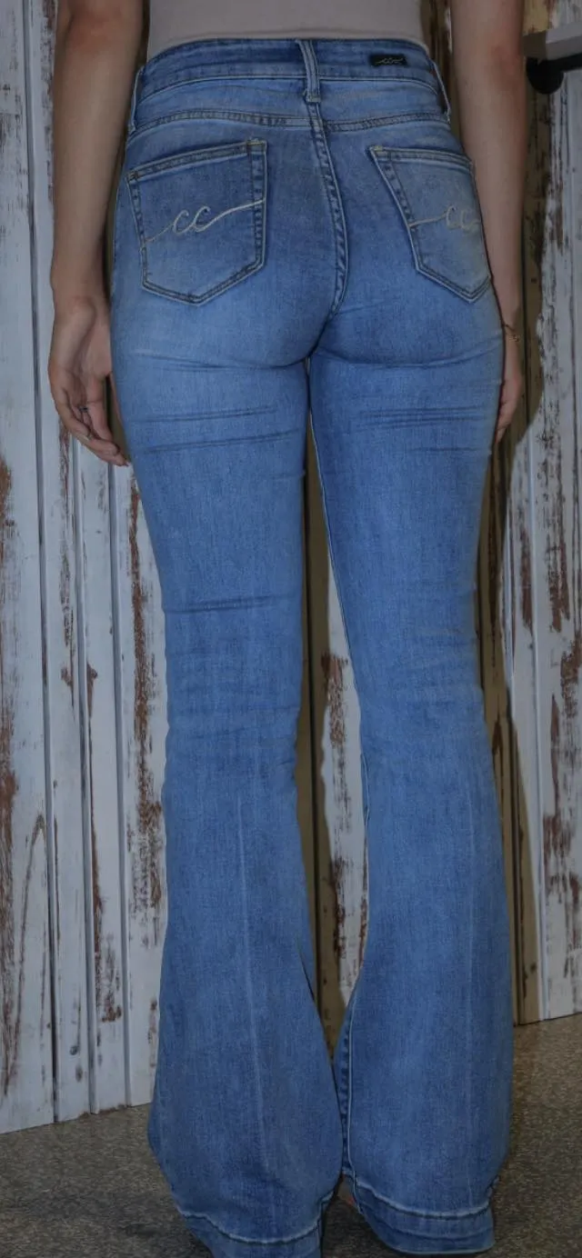 CC Western Jeans - Carissa Light Wash