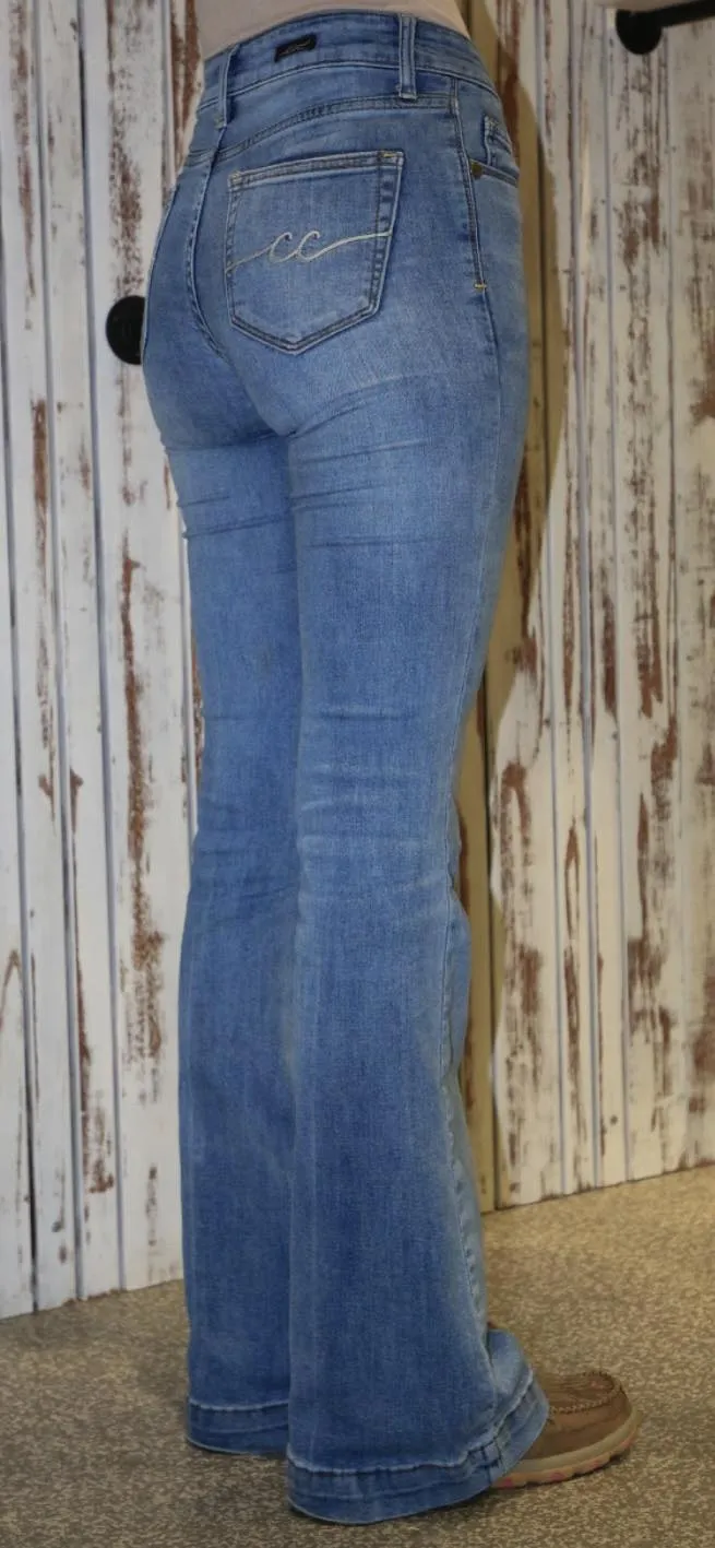 CC Western Jeans - Carissa Light Wash
