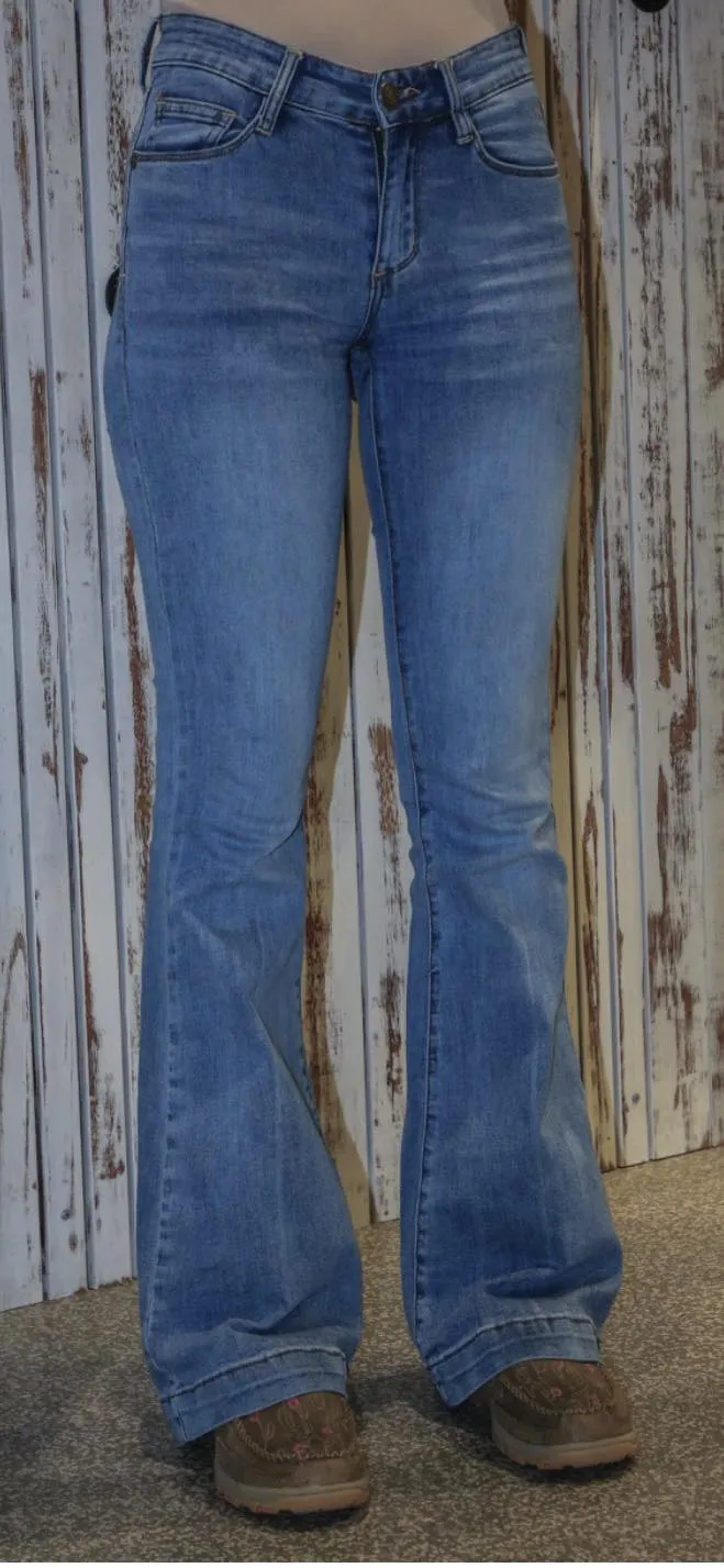 CC Western Jeans - Carissa Light Wash