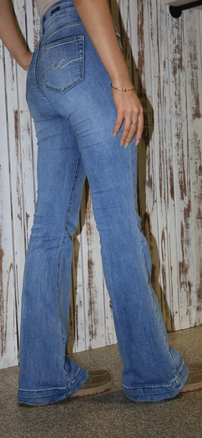 CC Western Jeans - Carissa Light Wash
