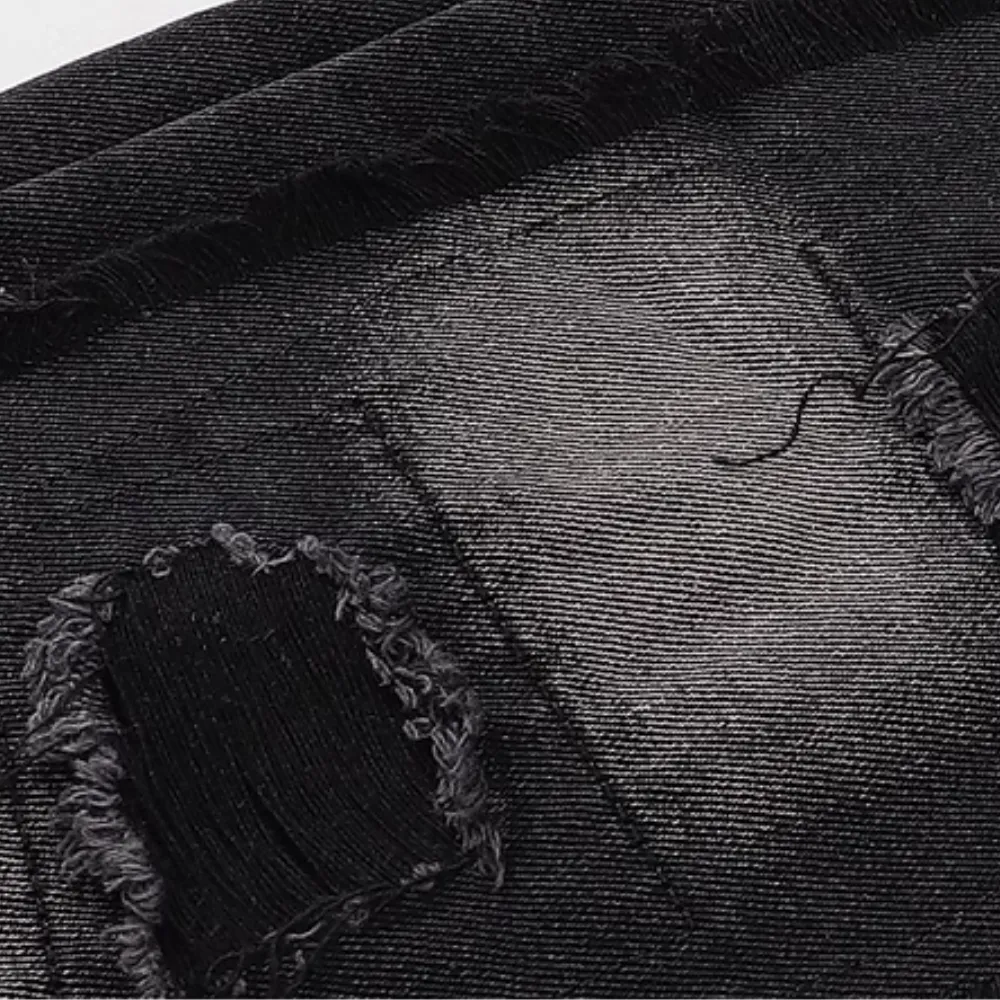 CE | American High Street Gradient Hole Jeans
