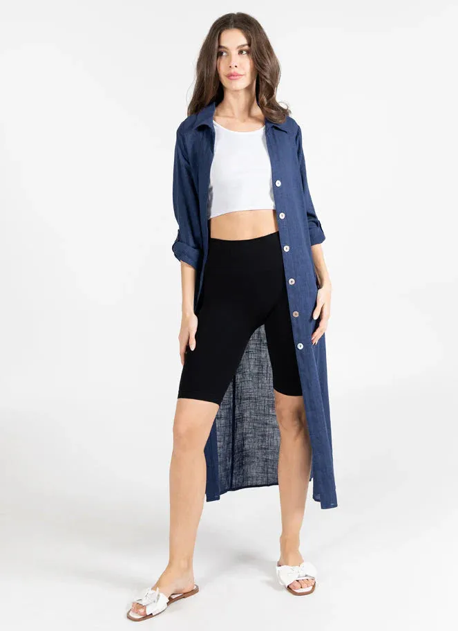 C’est Moi - Linen Shirt Dress