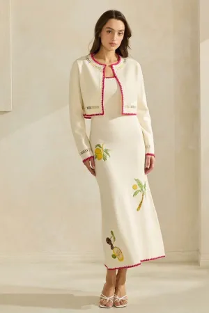 Chic by Nature Dress   Cardigan Set