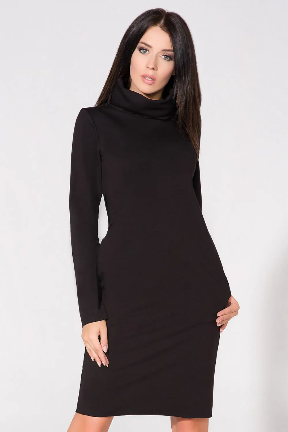Chic Knit Chimney Dress