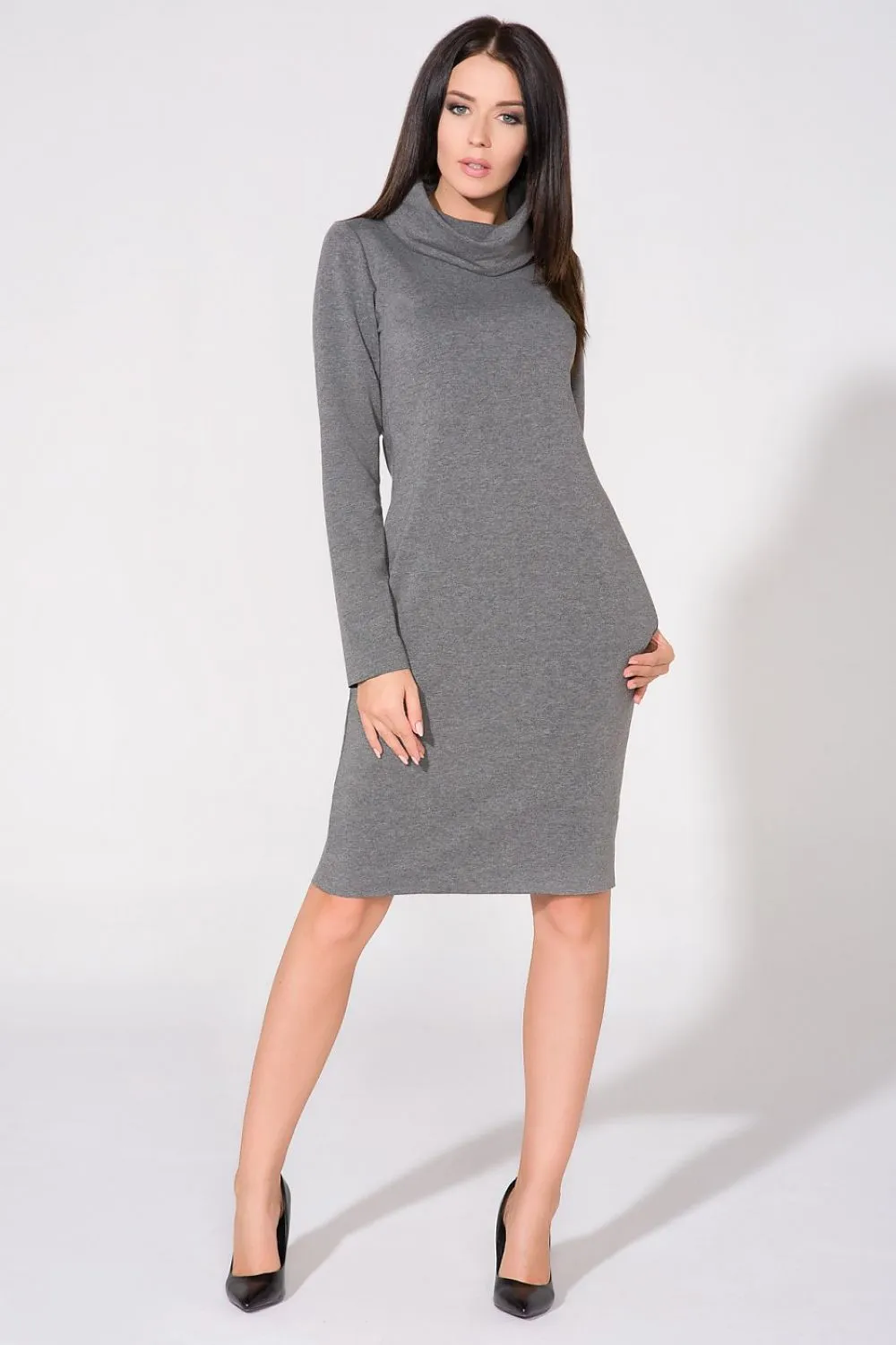 Chic Knit Chimney Dress