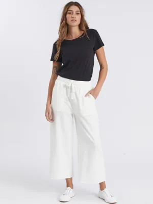 Chloe Track Pant - WHITE