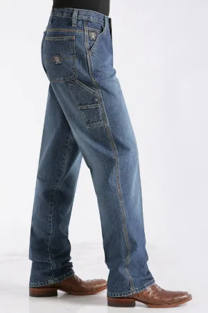Cinch Mens Loose Fit Blue Label Jeans - Carpenter - 38" Leg - MB90434002