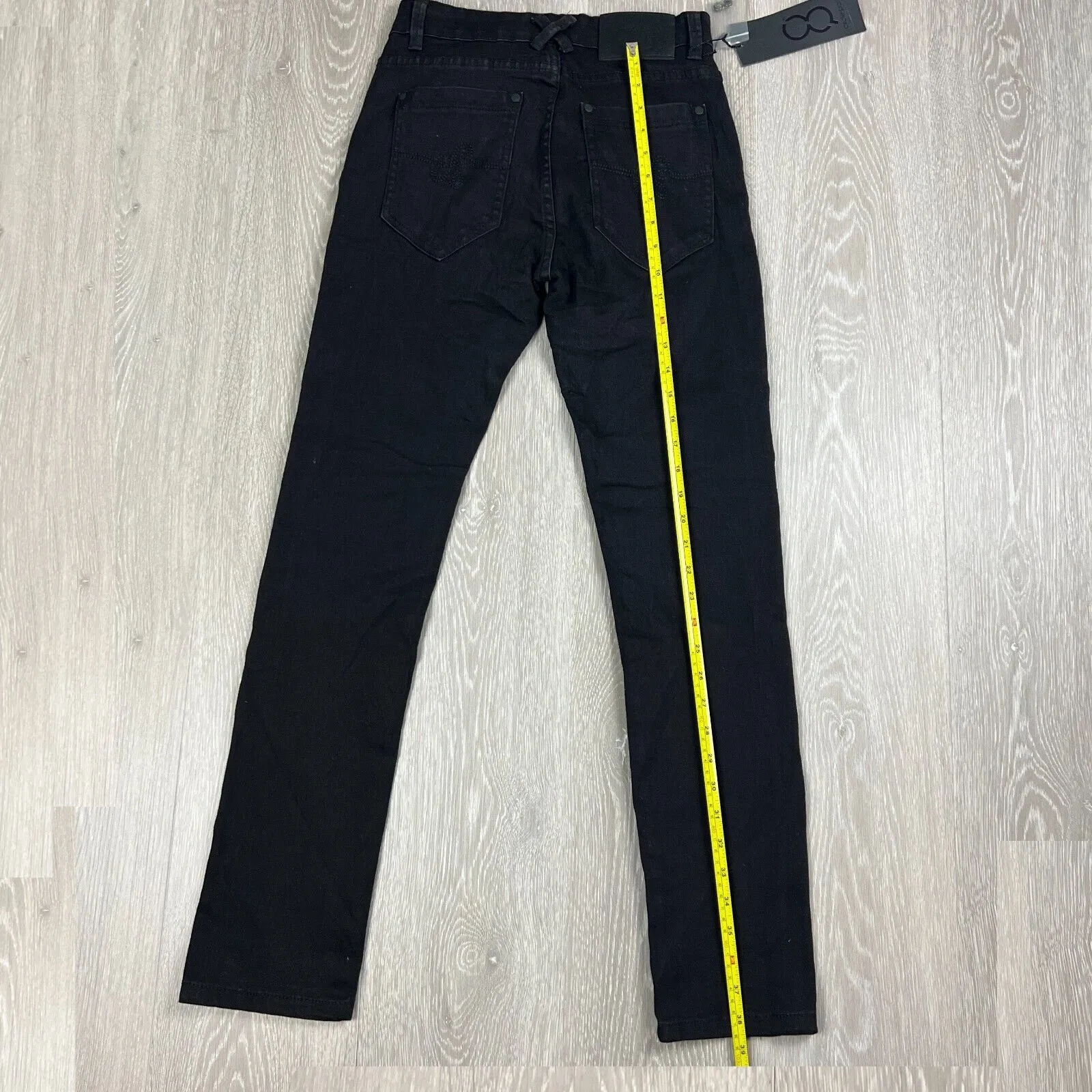 Circle Park Denim Slim Fit Black Skinny Jeans Size 28/30