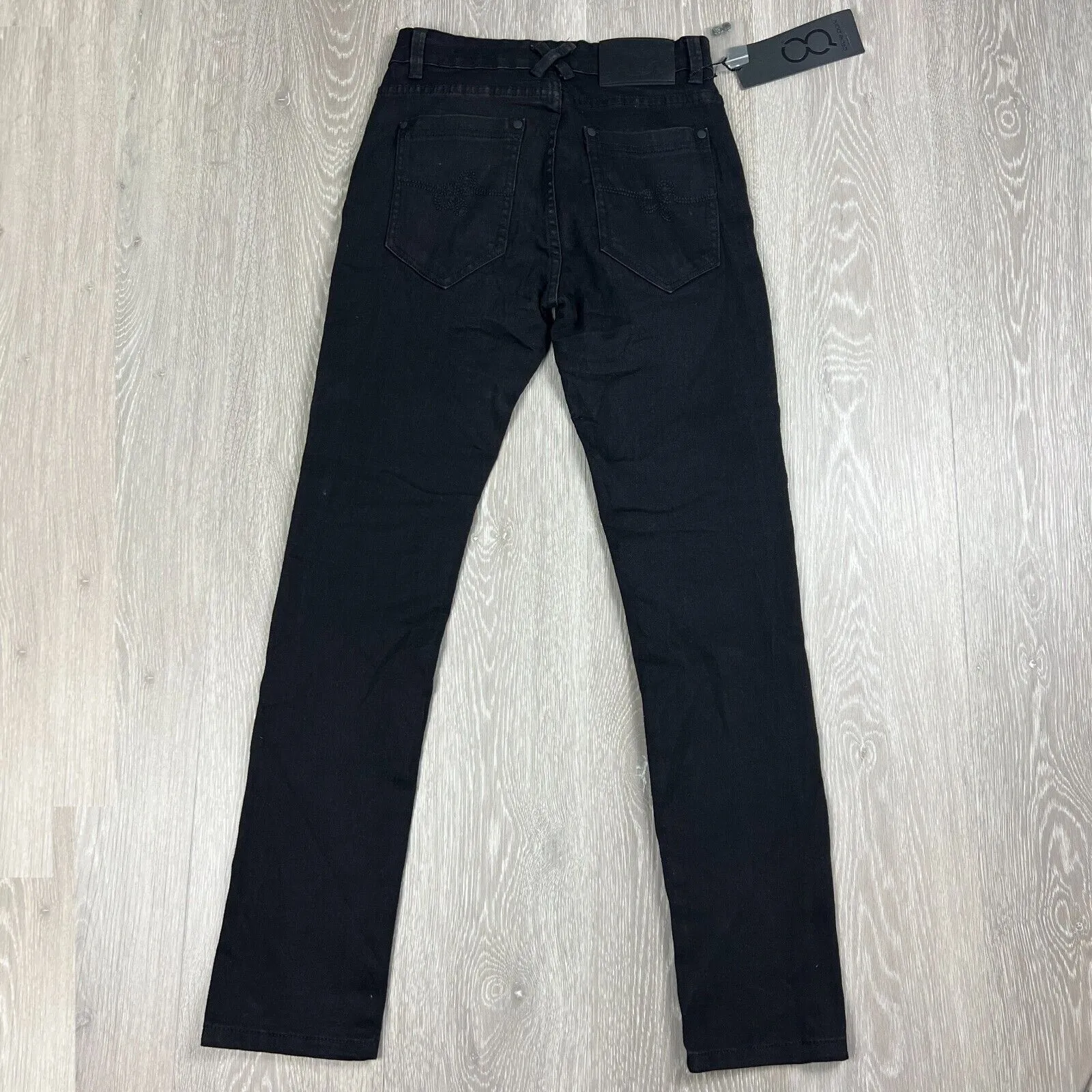 Circle Park Denim Slim Fit Black Skinny Jeans Size 28/30