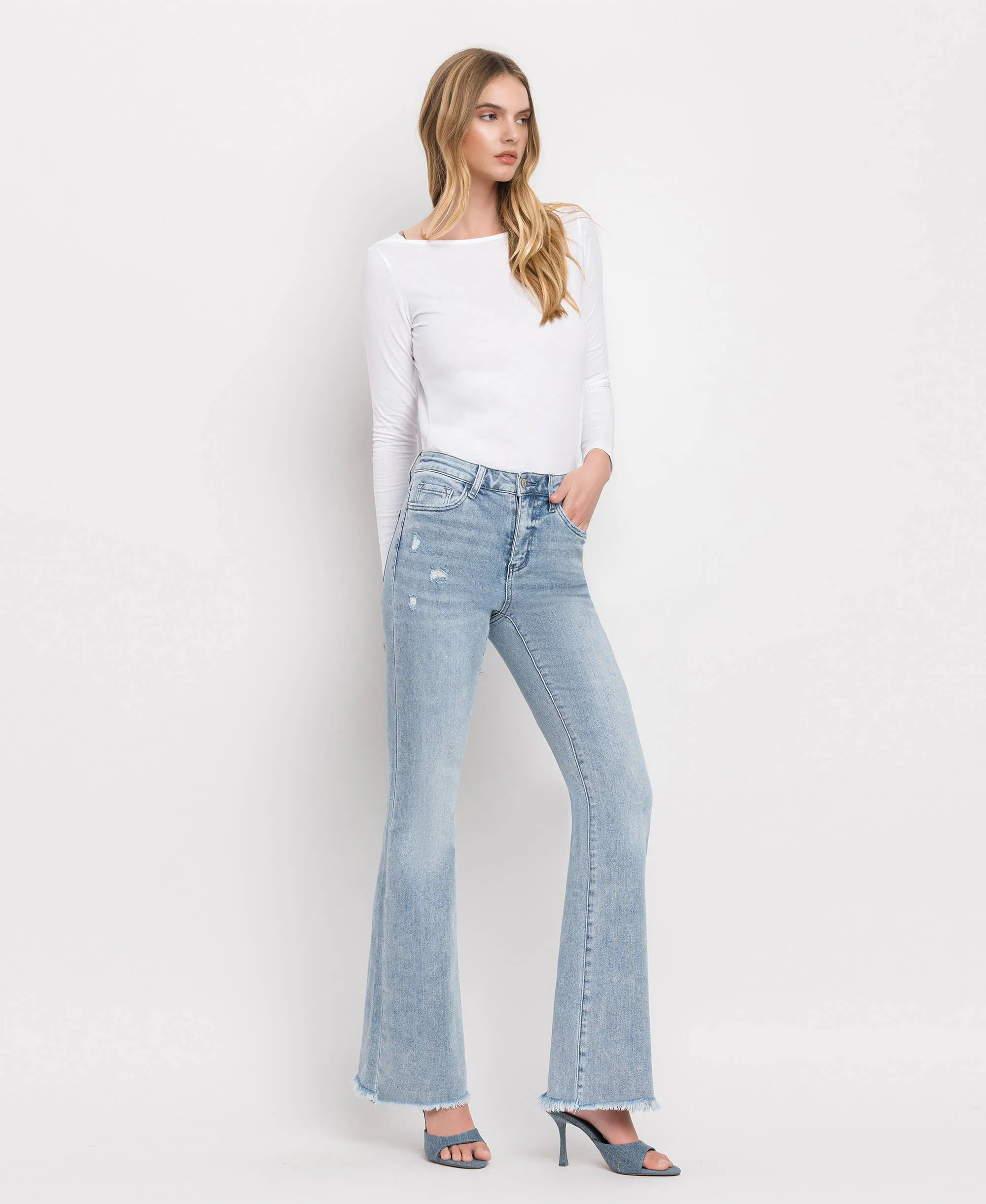 Claire High Rise Classic Flare Jeans