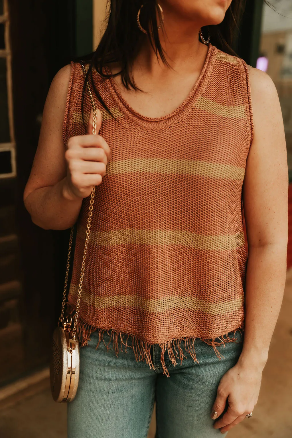 Crochet Fringe Tank