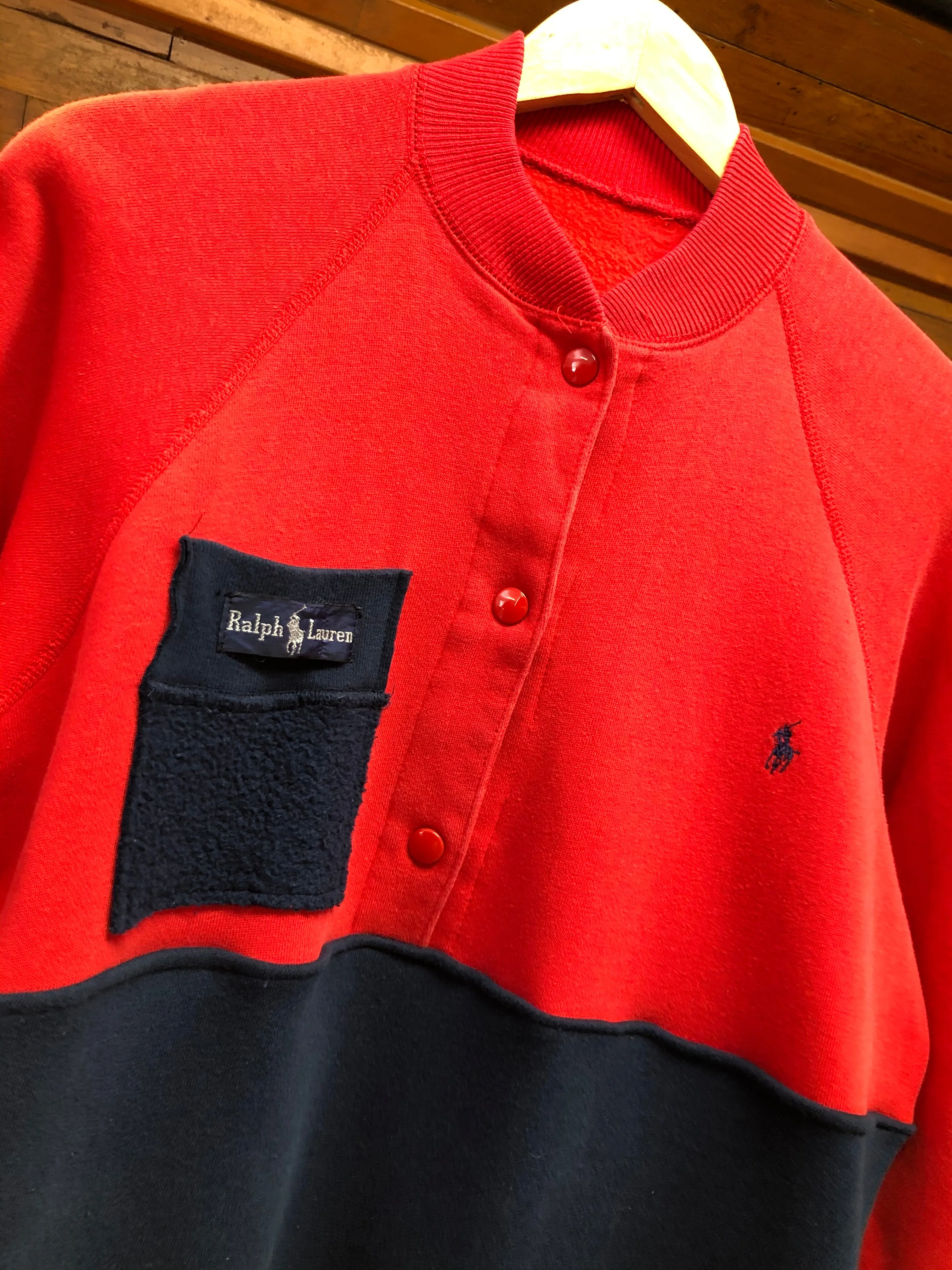 Custom Ralph Lauren 1/4 Snap Sweater (S/M)