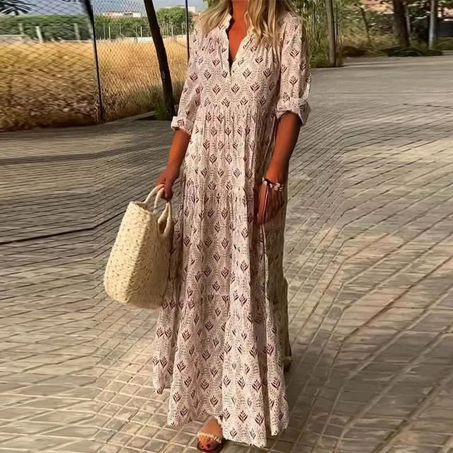 Dalia® | Bohemian Chic Dress For Beach Vacation