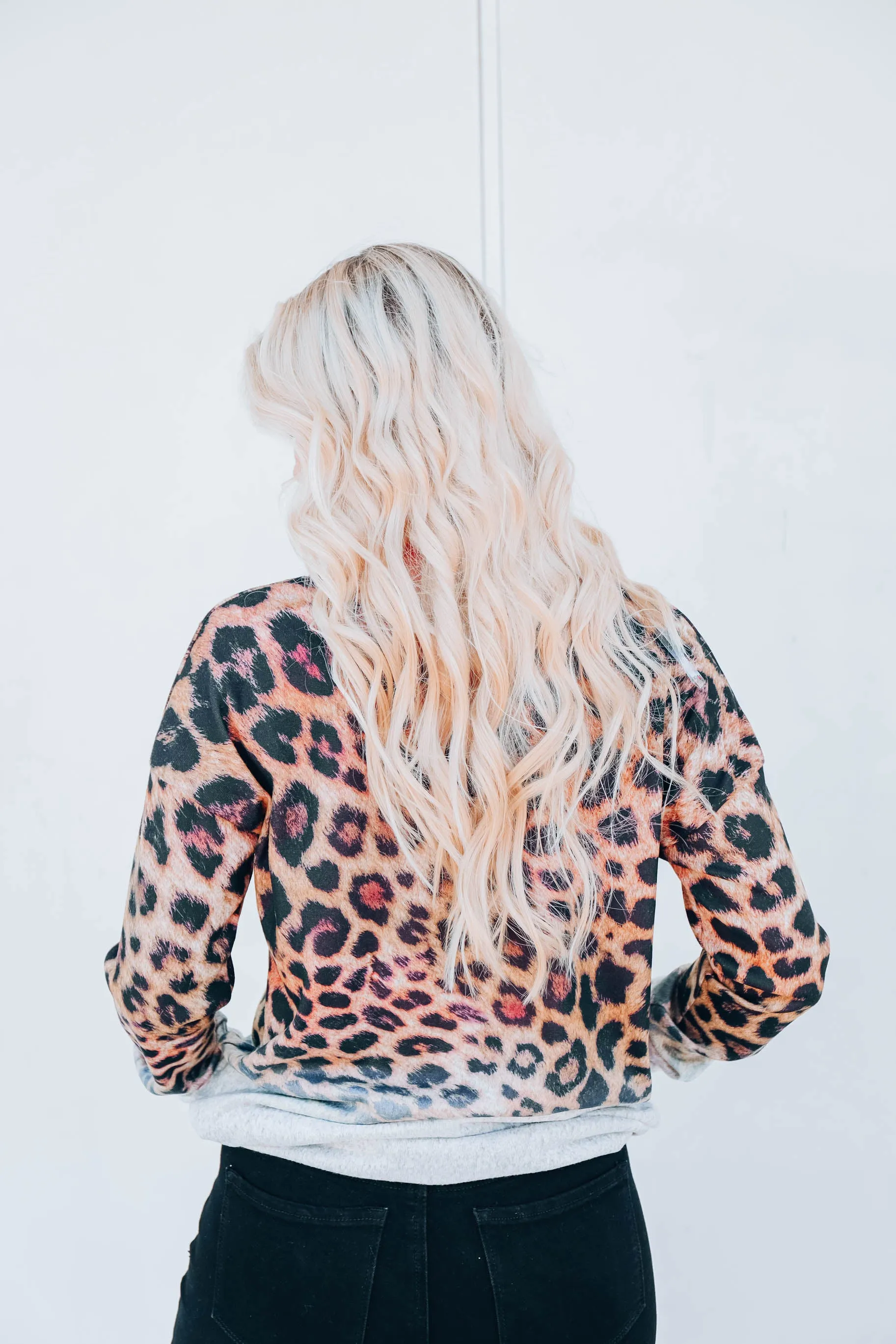 Dark Golden Leopard Top
