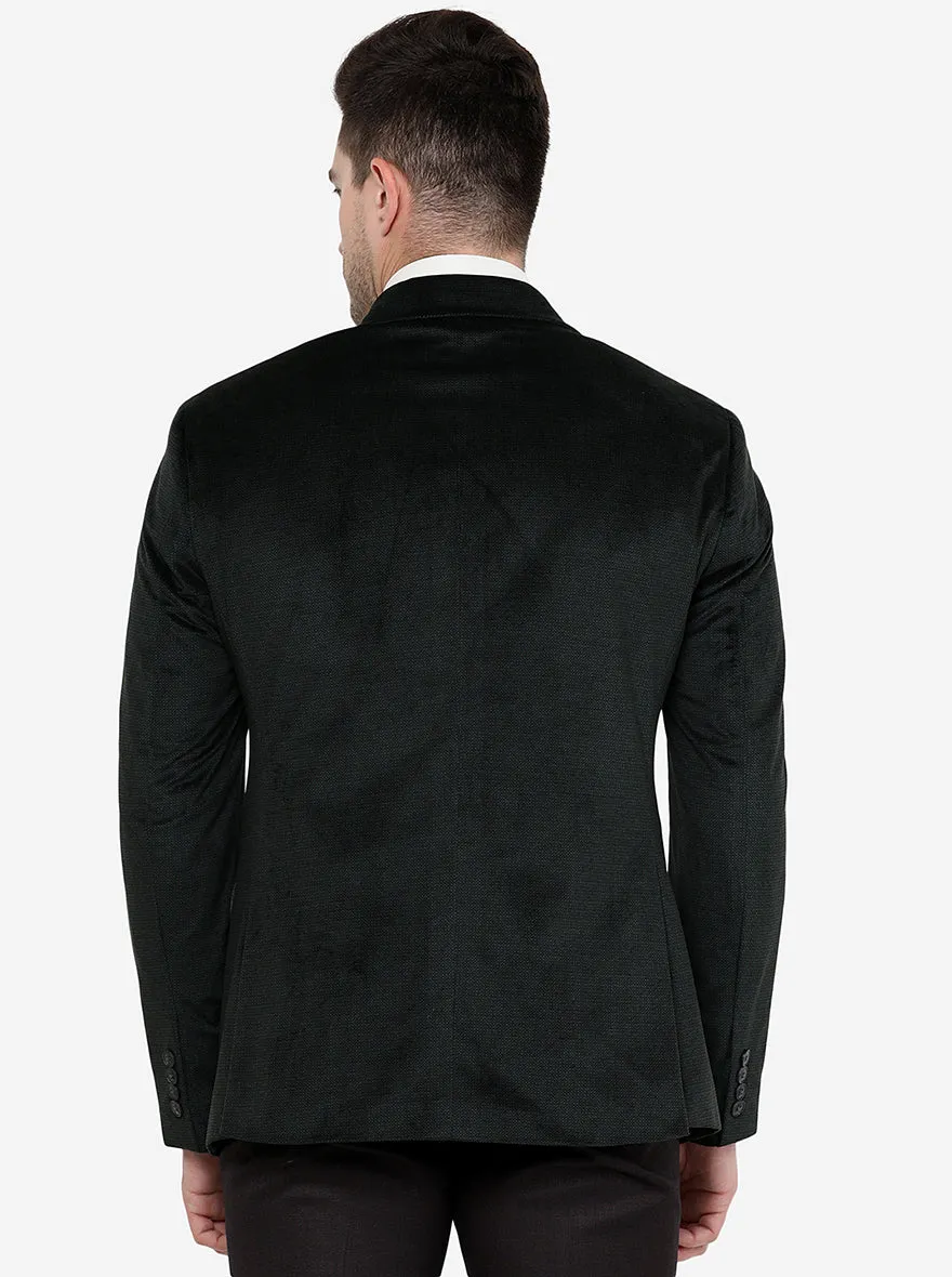 Dark Green Blazer | JB Studio