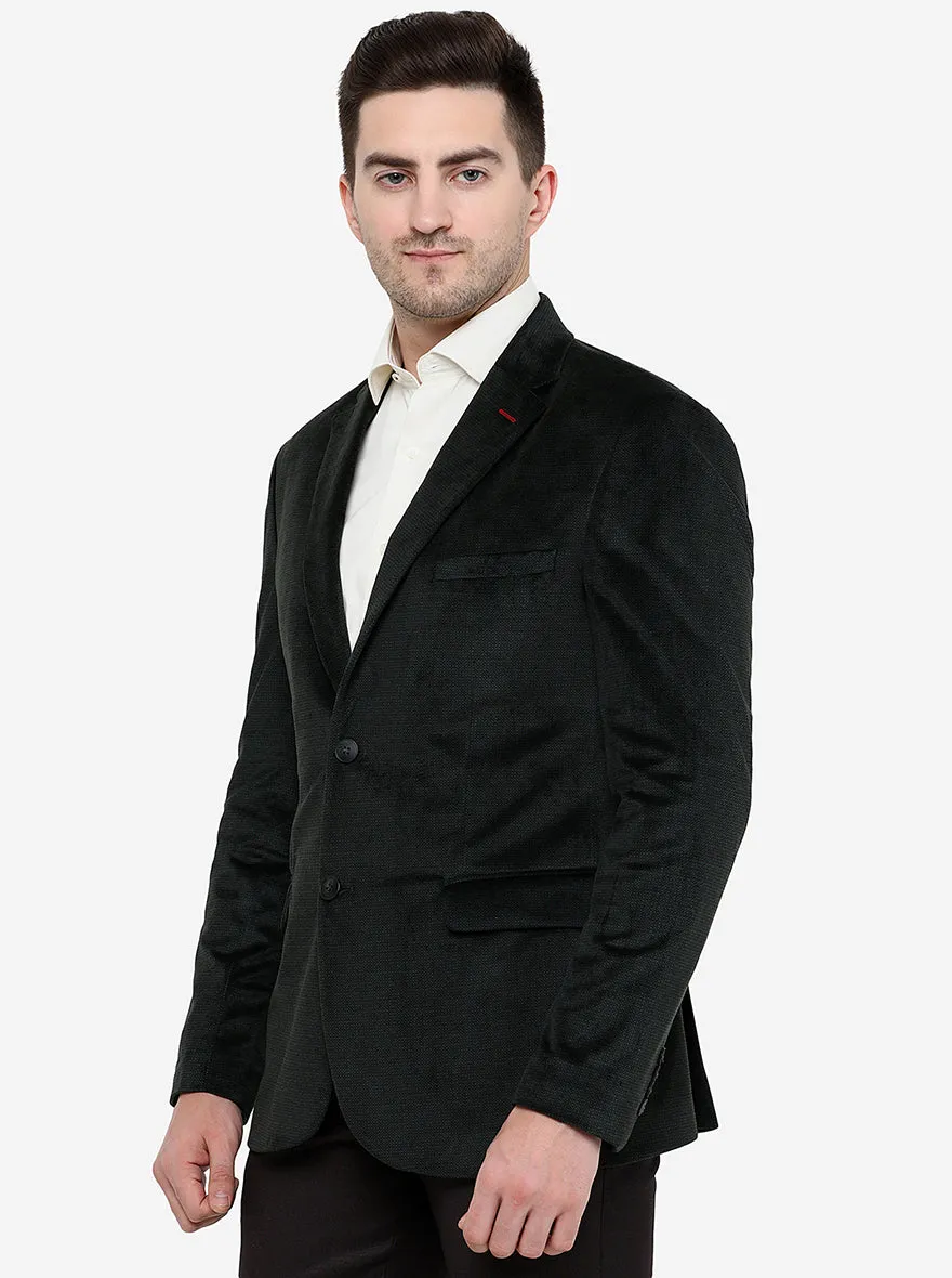 Dark Green Blazer | JB Studio